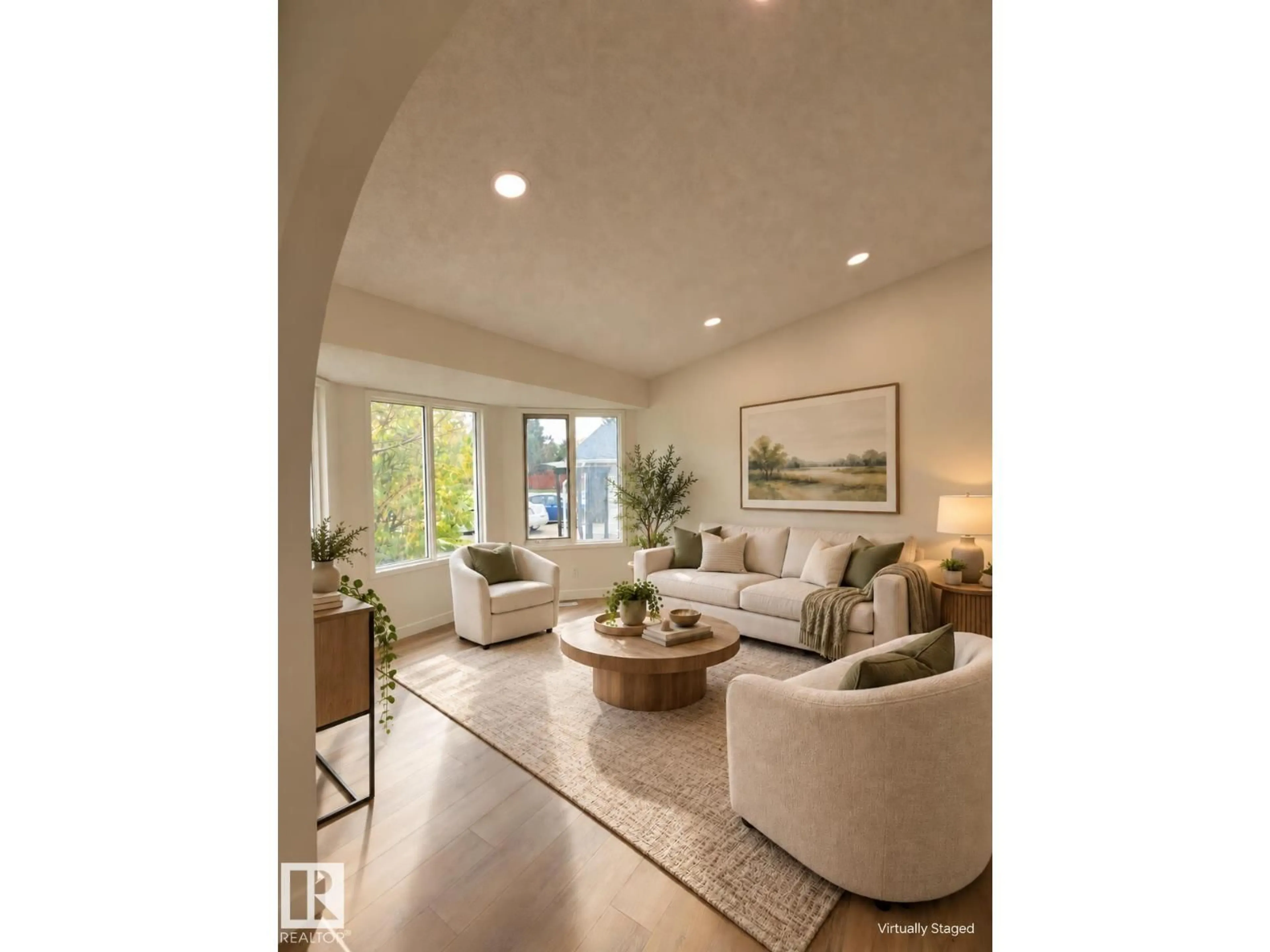 Living room with furniture, unknown for 4440 32 ST, Edmonton Alberta T6T1G5