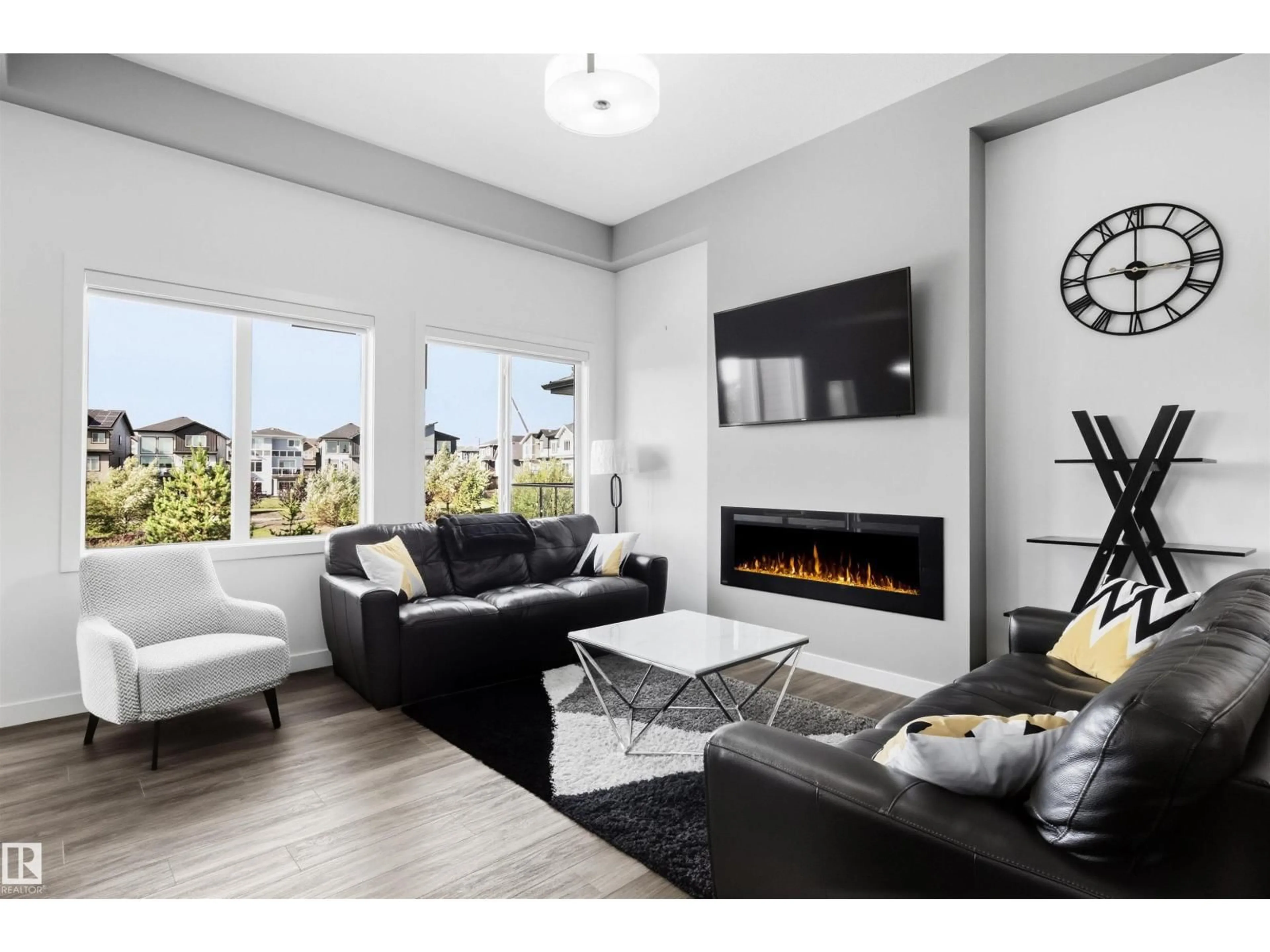Living room with furniture, unknown for 2052 CAVANAGH DR, Edmonton Alberta T6W4E8