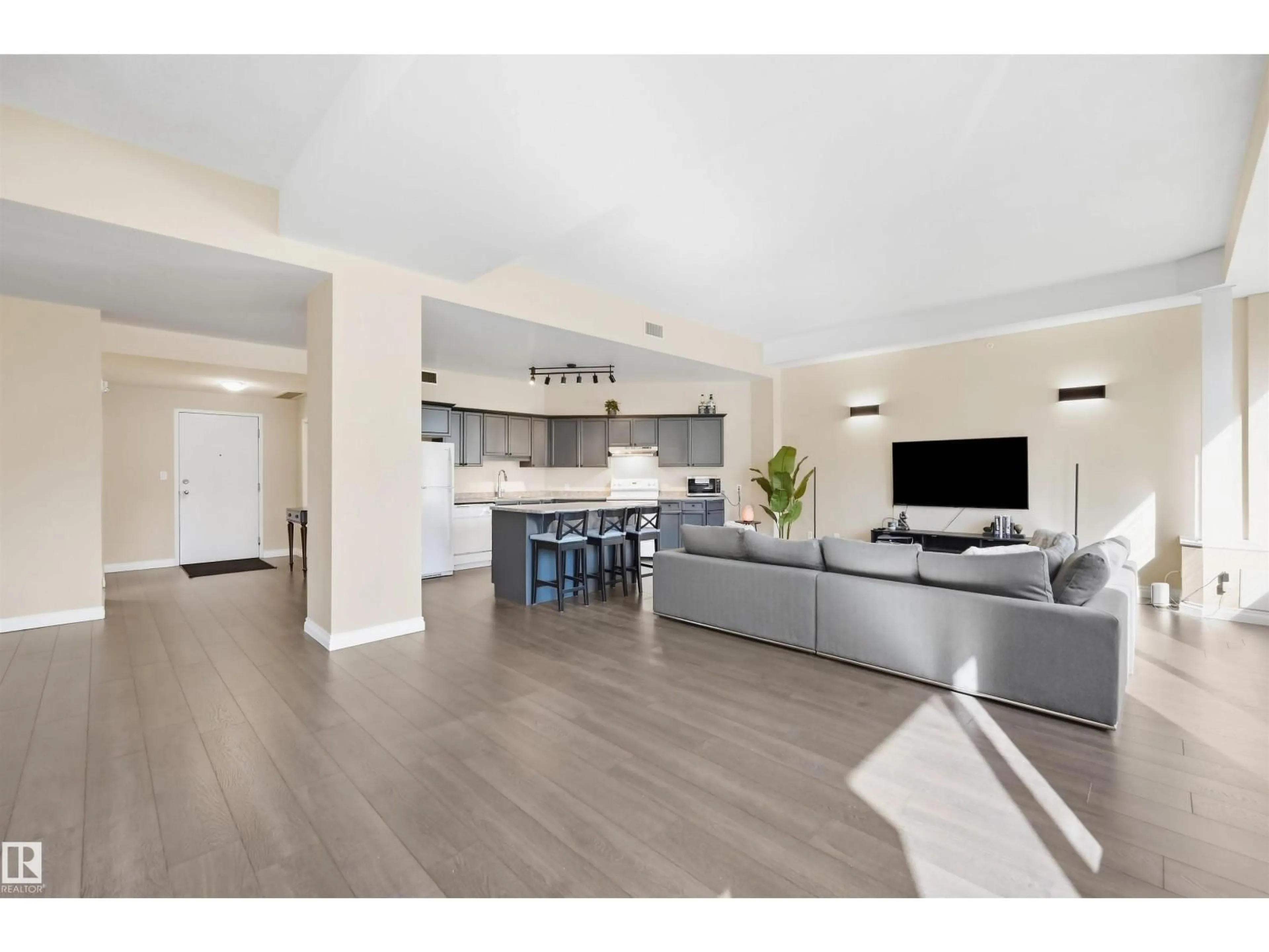 Open concept kitchen, unknown for #302 - 10106 105 ST NW, Edmonton Alberta T5J5E7