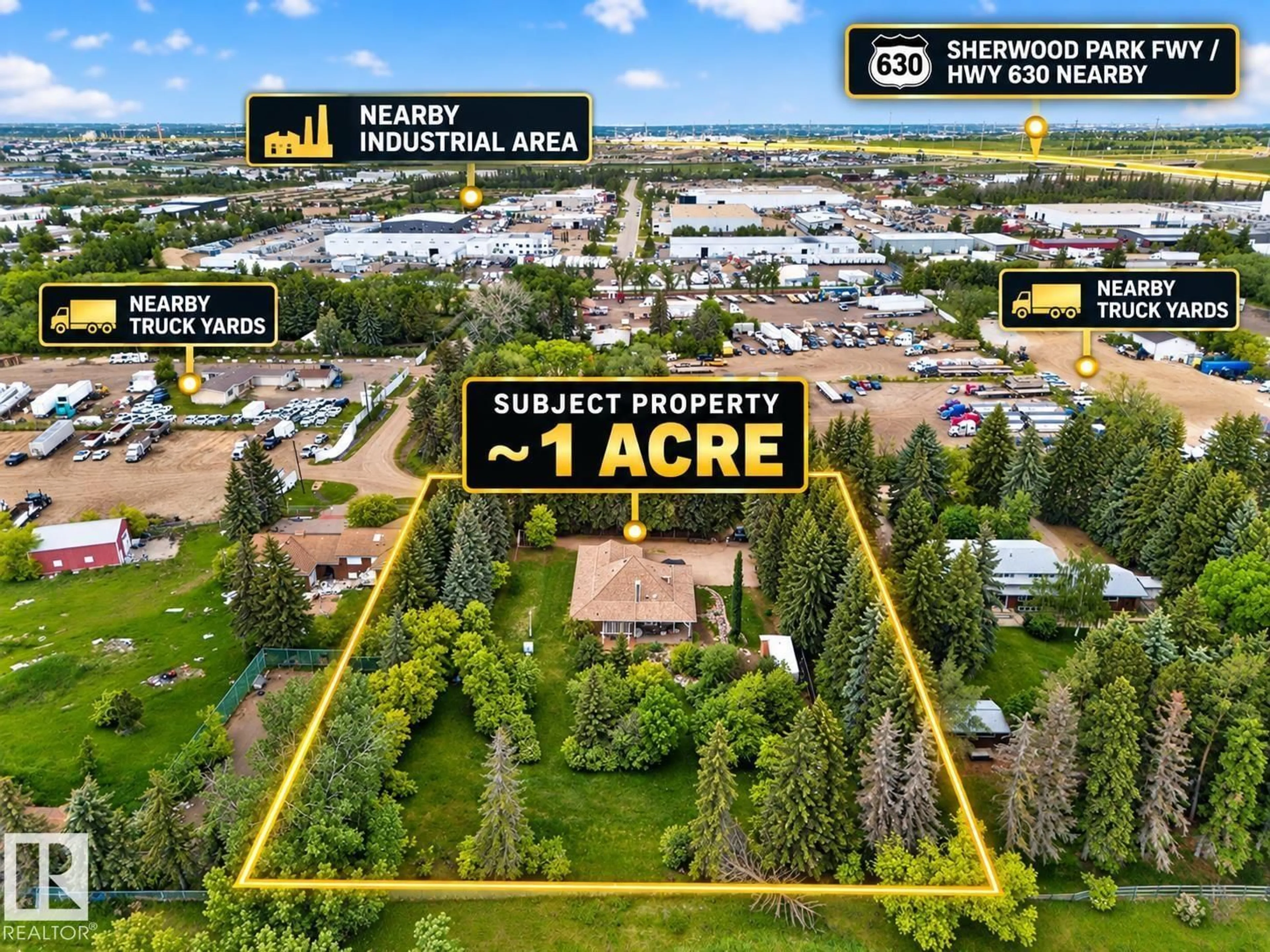 A pic from outside/outdoor area/front of a property/back of a property/a pic from drone, street for 719 65 AVE, Edmonton Alberta T6P1S1