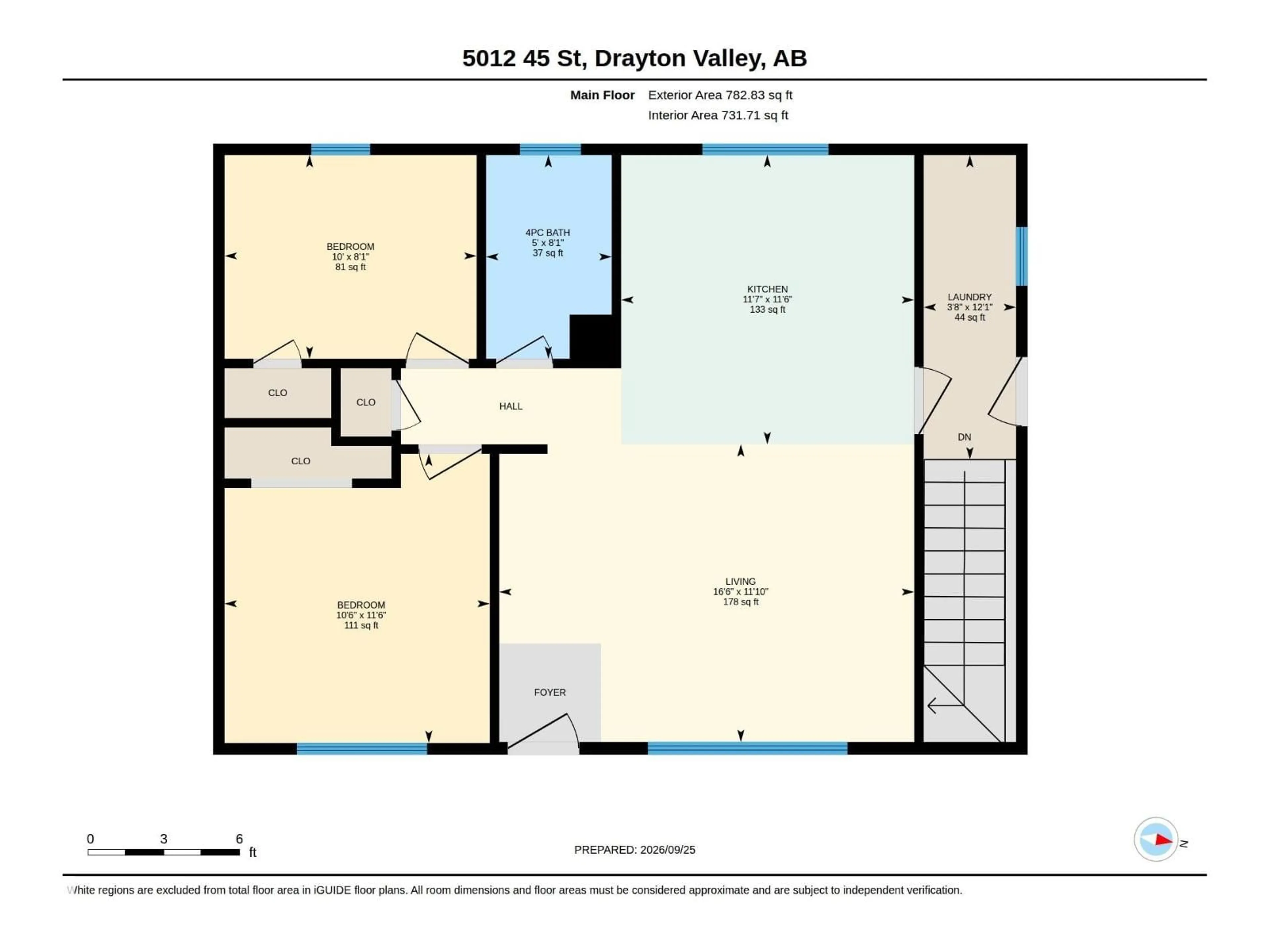 Floor plan for 5012 45 ST, Drayton Valley Alberta T7A1C1