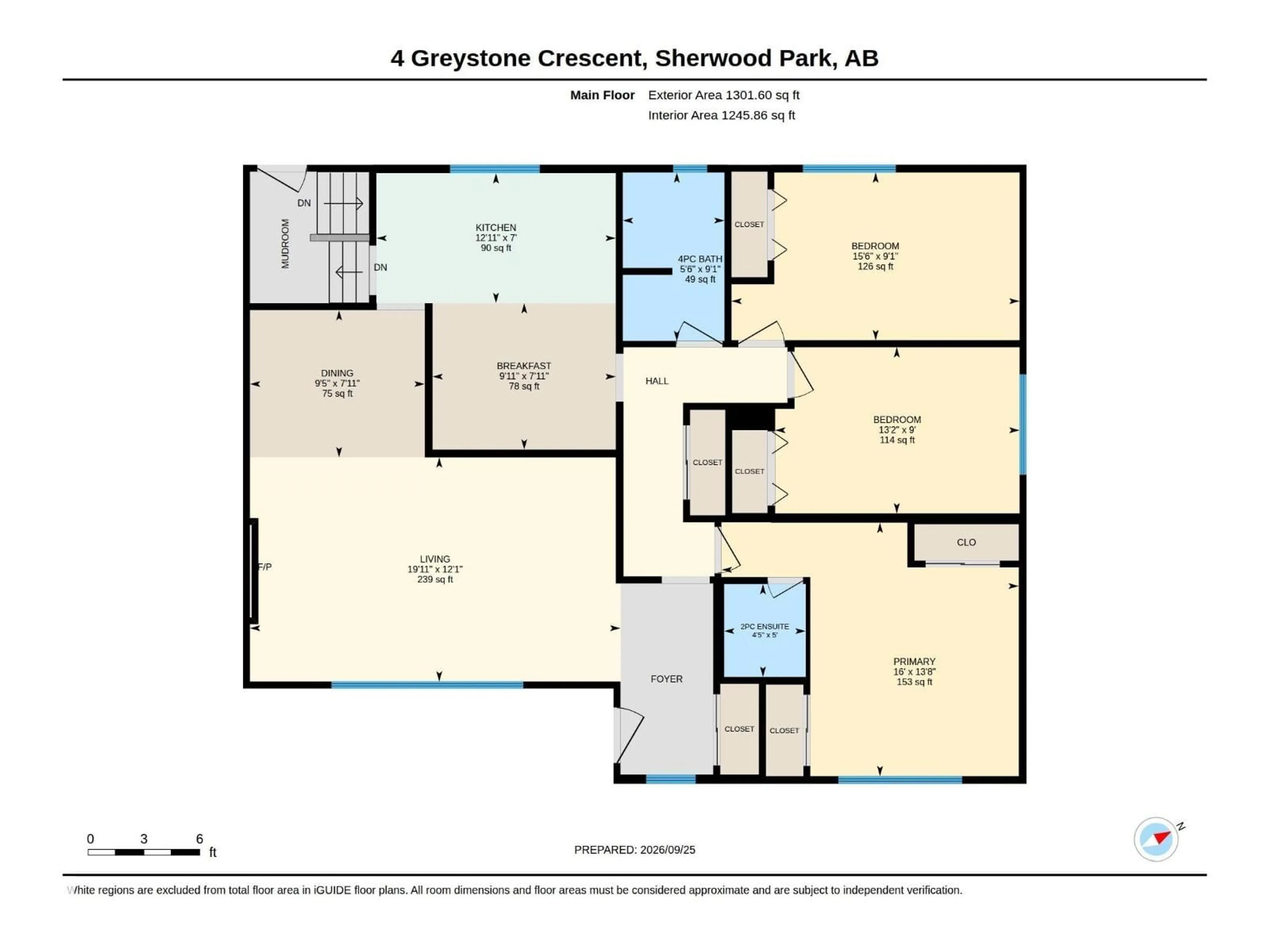 Floor plan for 4 GREYSTONE CR, Sherwood Park Alberta T8A3E4