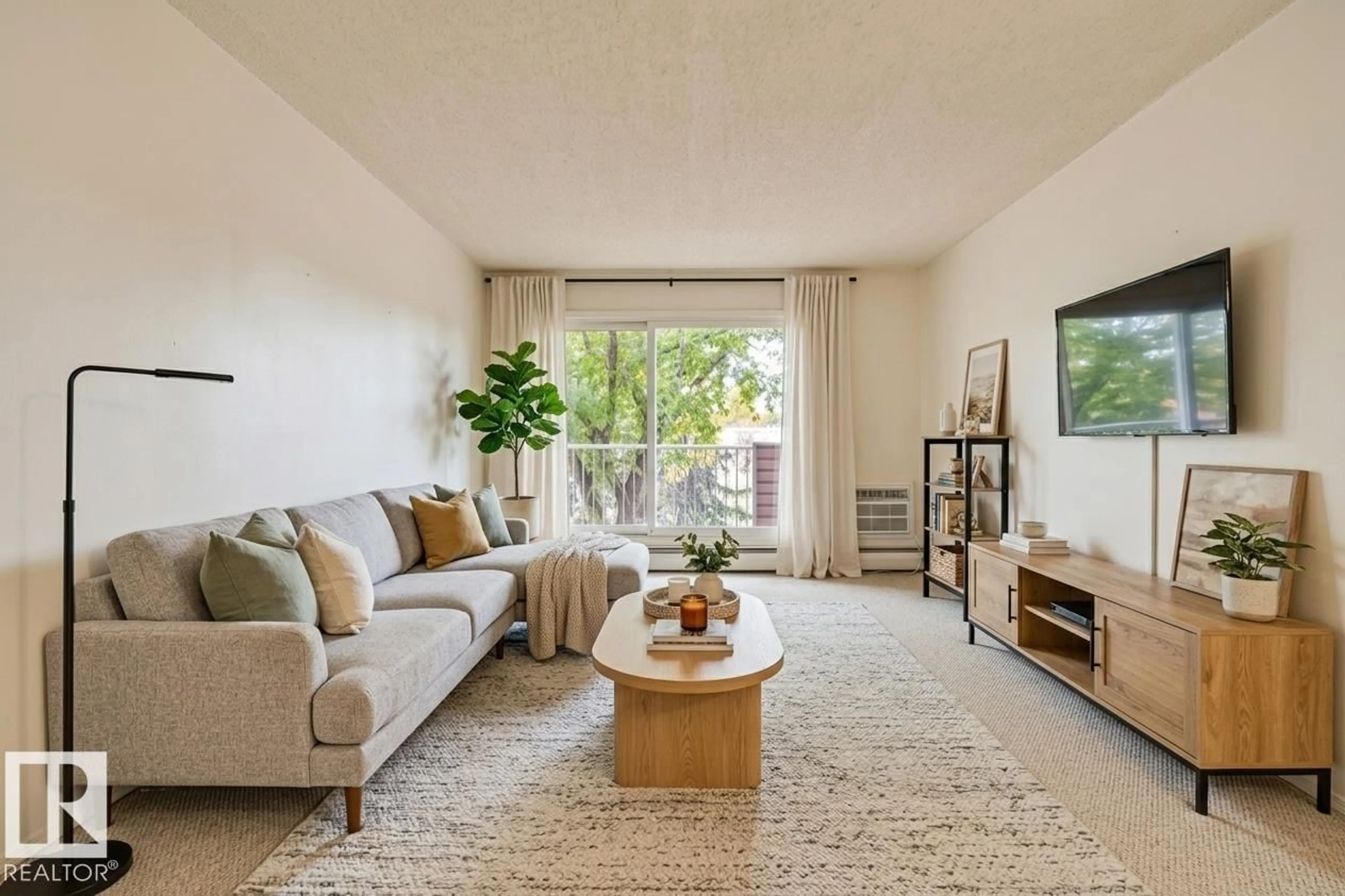 Living room with furniture, unknown for #305 - 10335 118 ST, Edmonton Alberta T5K1Y6