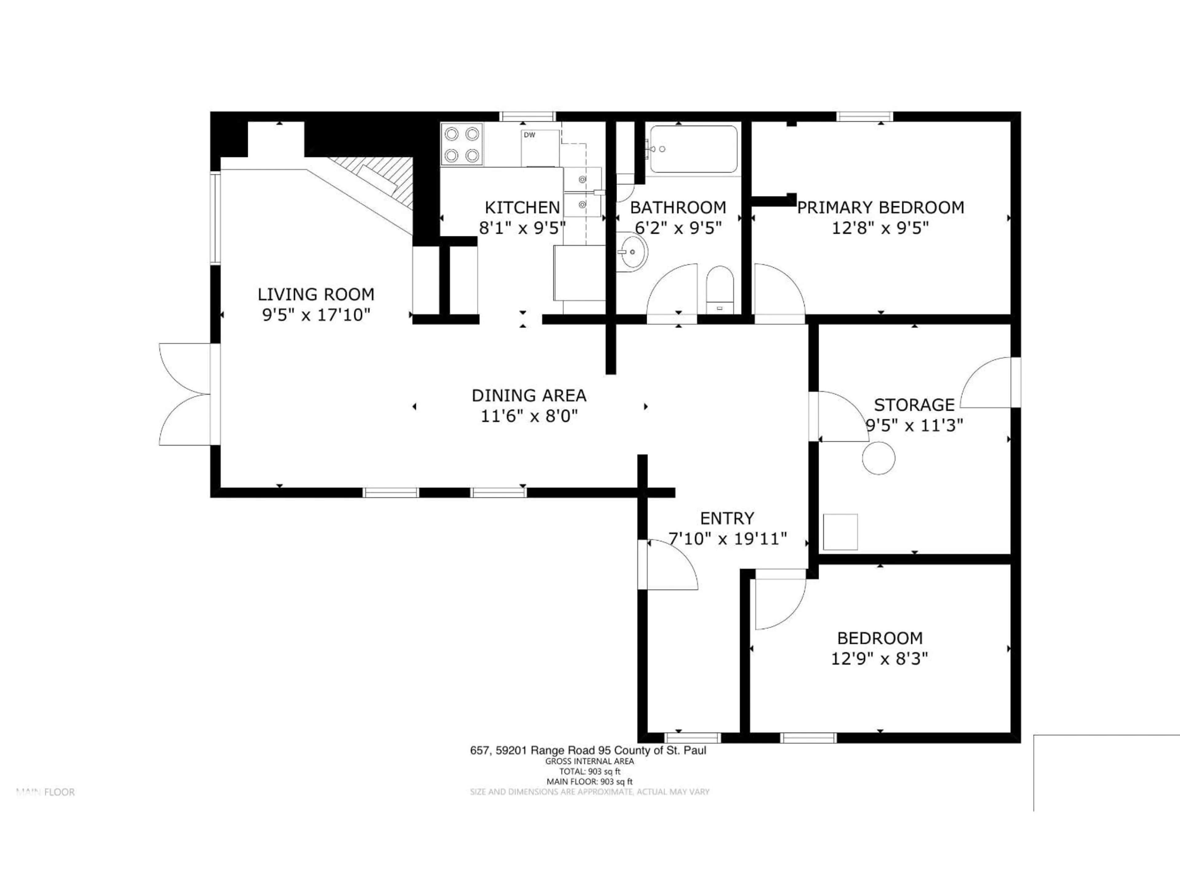 Floor plan for 59201 - 657 RNG ROAD 95, Rural St. Paul County Alberta T0A3A3