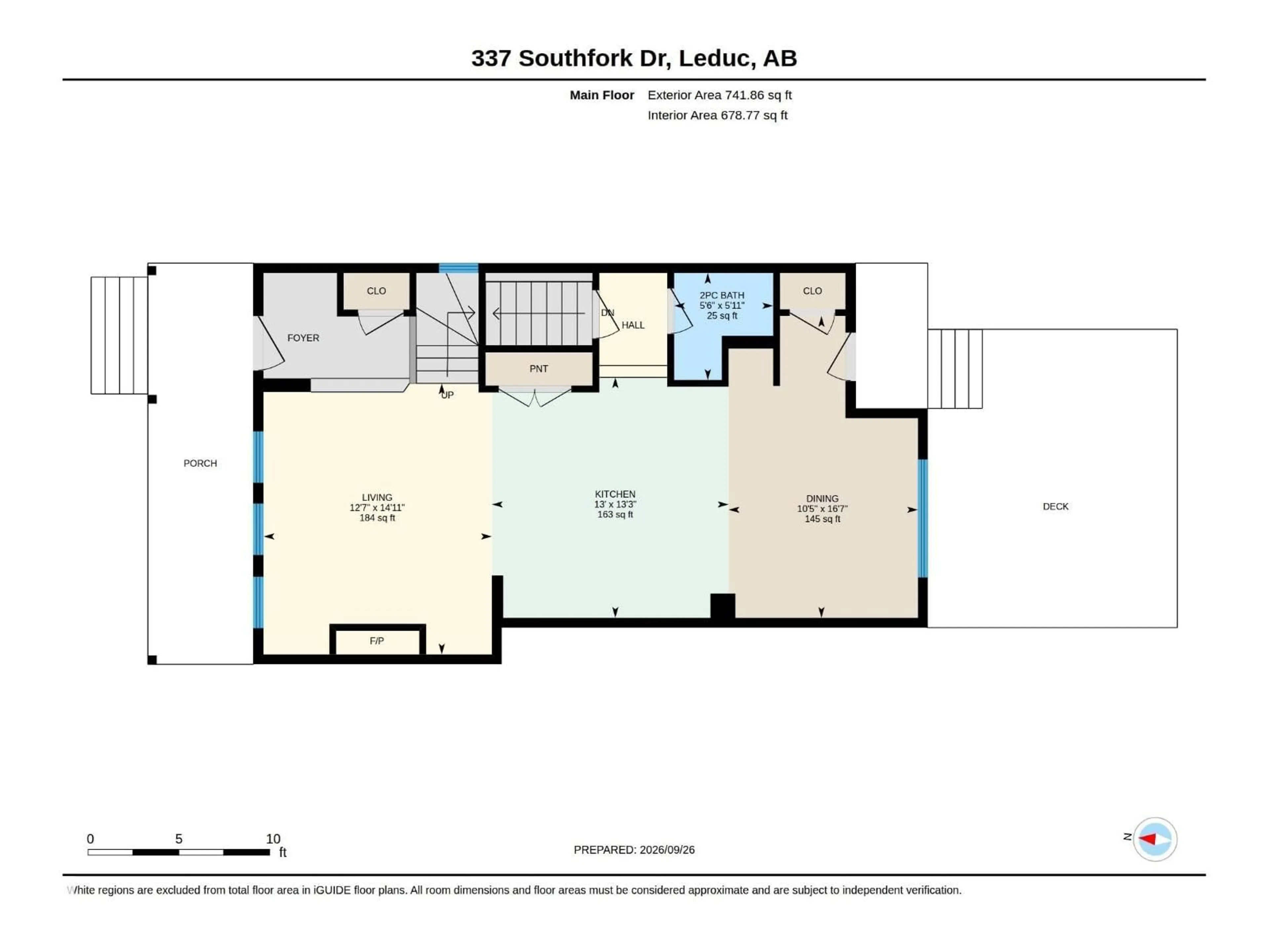 Floor plan for 337 SOUTHFORK DR, Leduc Alberta T9E0T8