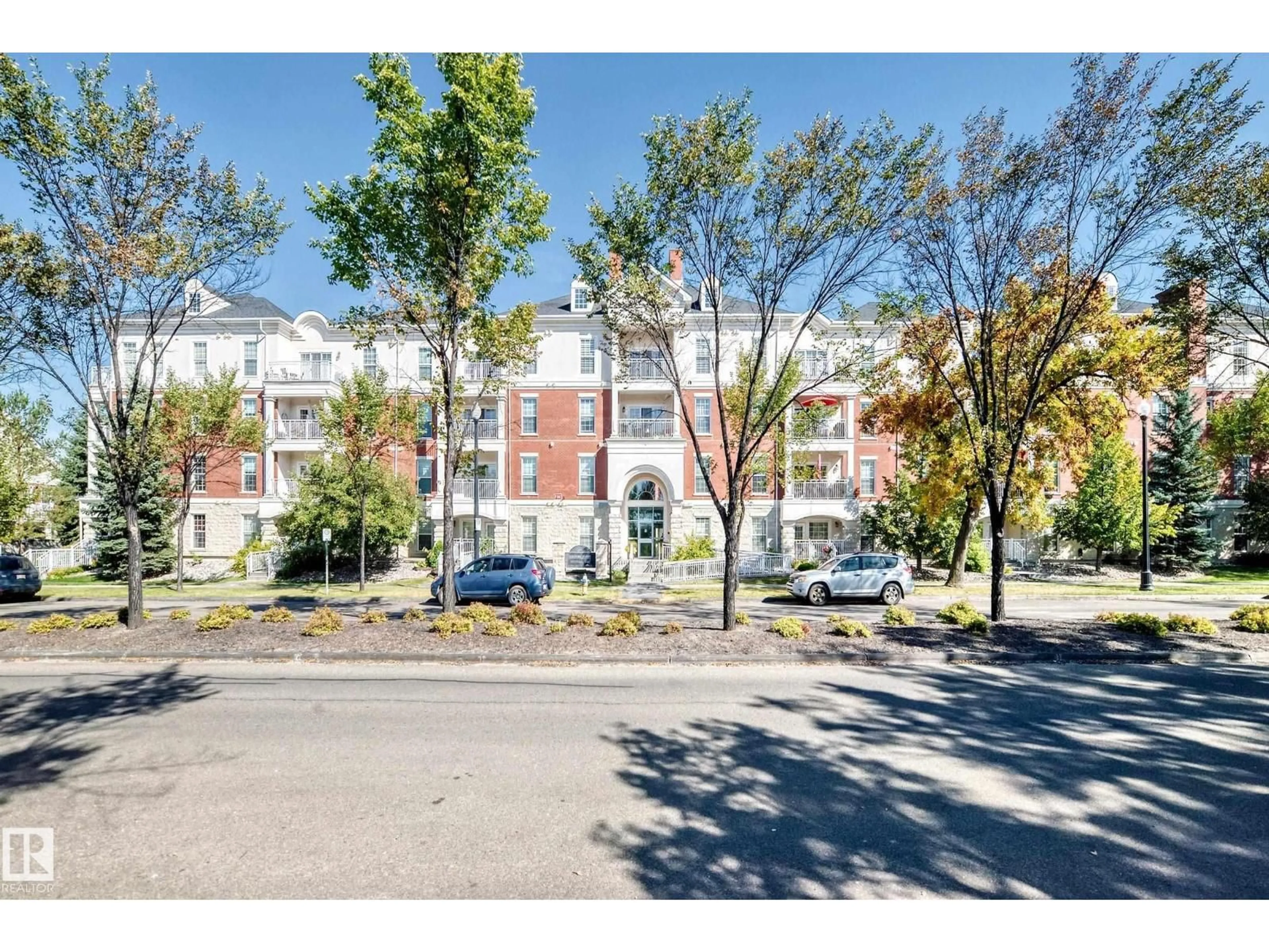 A pic from outside/outdoor area/front of a property/back of a property/a pic from drone, street for #307 - 1003 GAULT BV, Edmonton Alberta T5E4H5