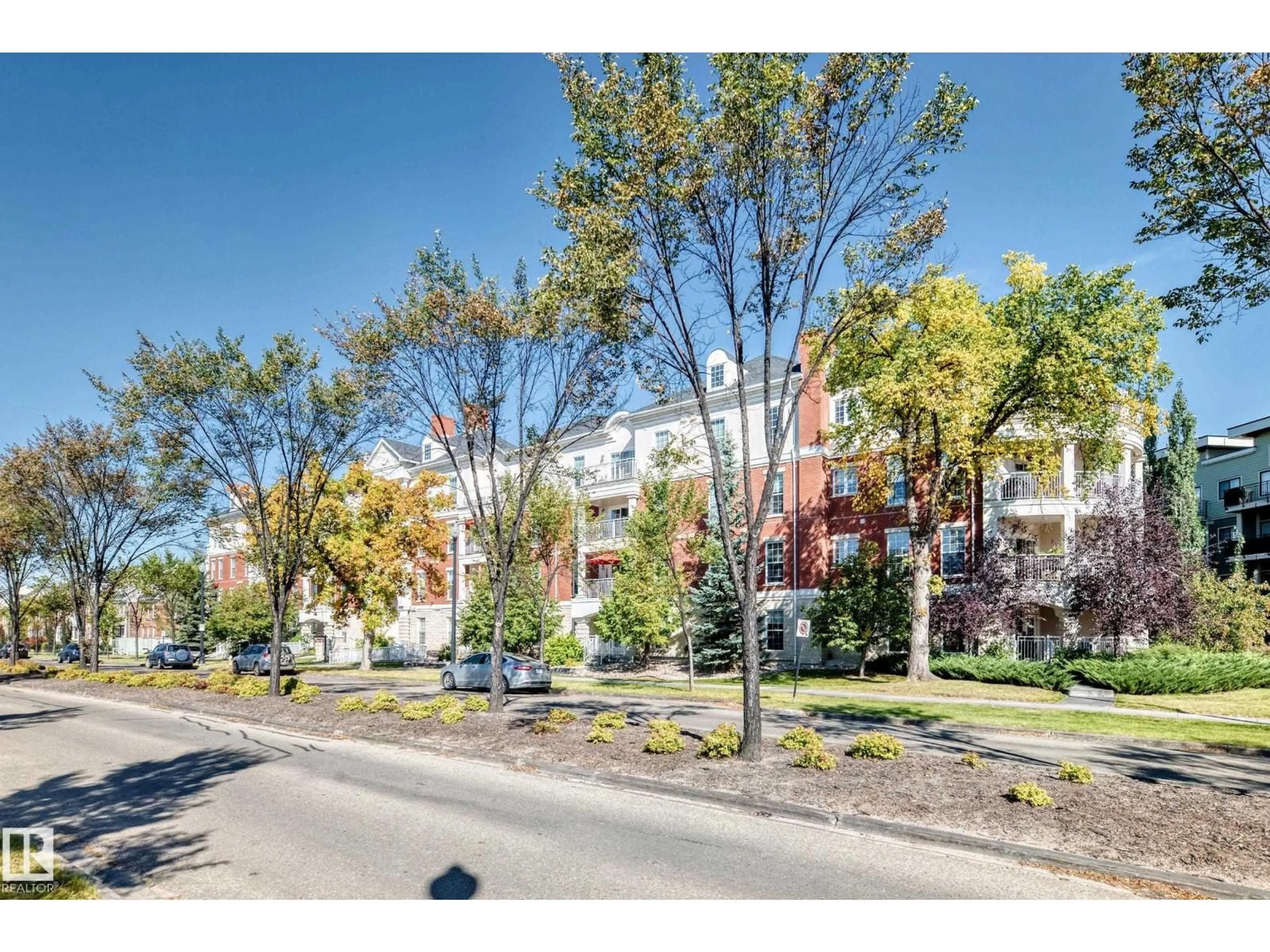 A pic from outside/outdoor area/front of a property/back of a property/a pic from drone, street for #307 - 1003 GAULT BV, Edmonton Alberta T5E4H5