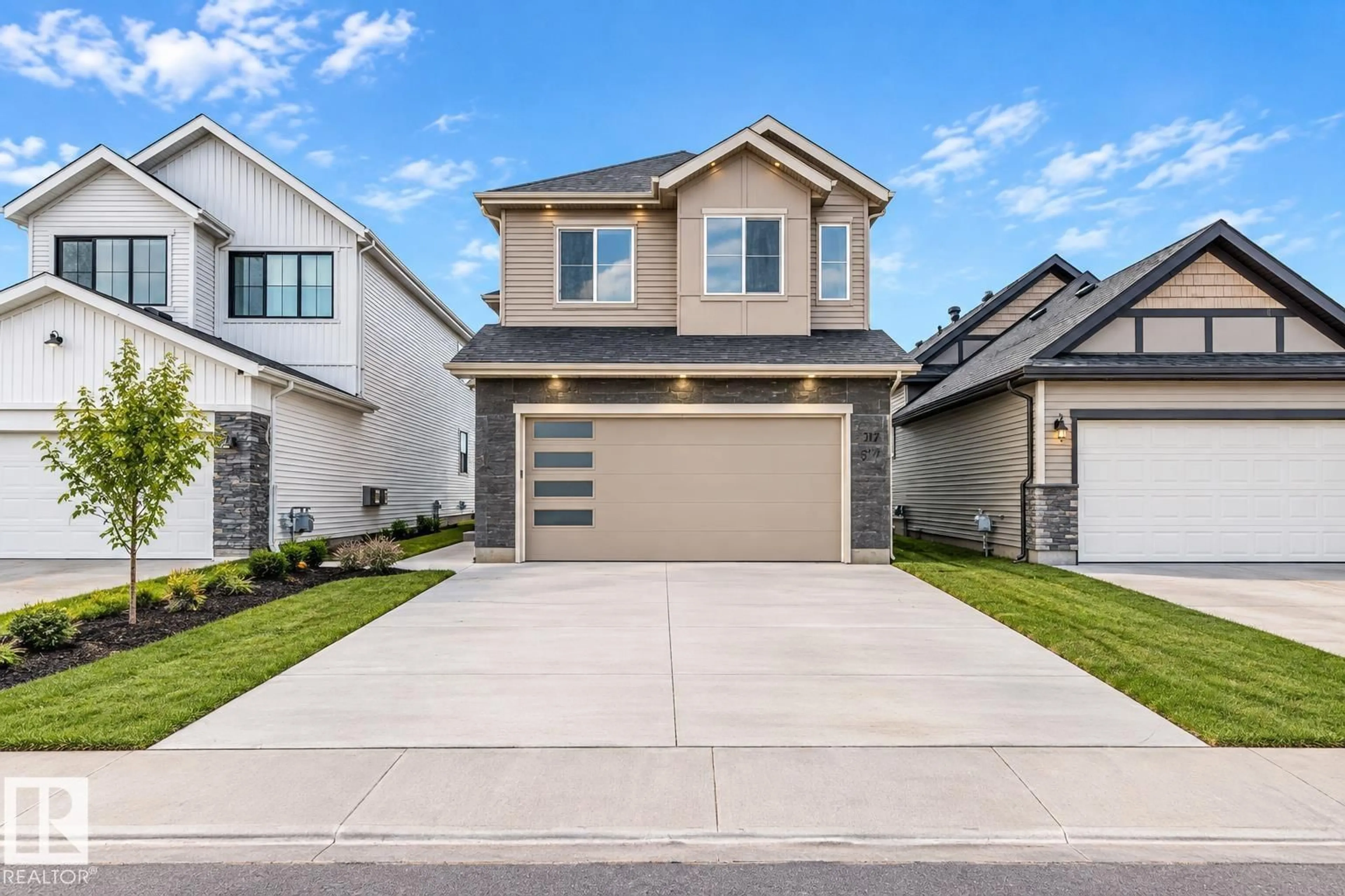 Home with vinyl exterior material, street for 517 ASHGROVE CI, Leduc Alberta T9E0K8