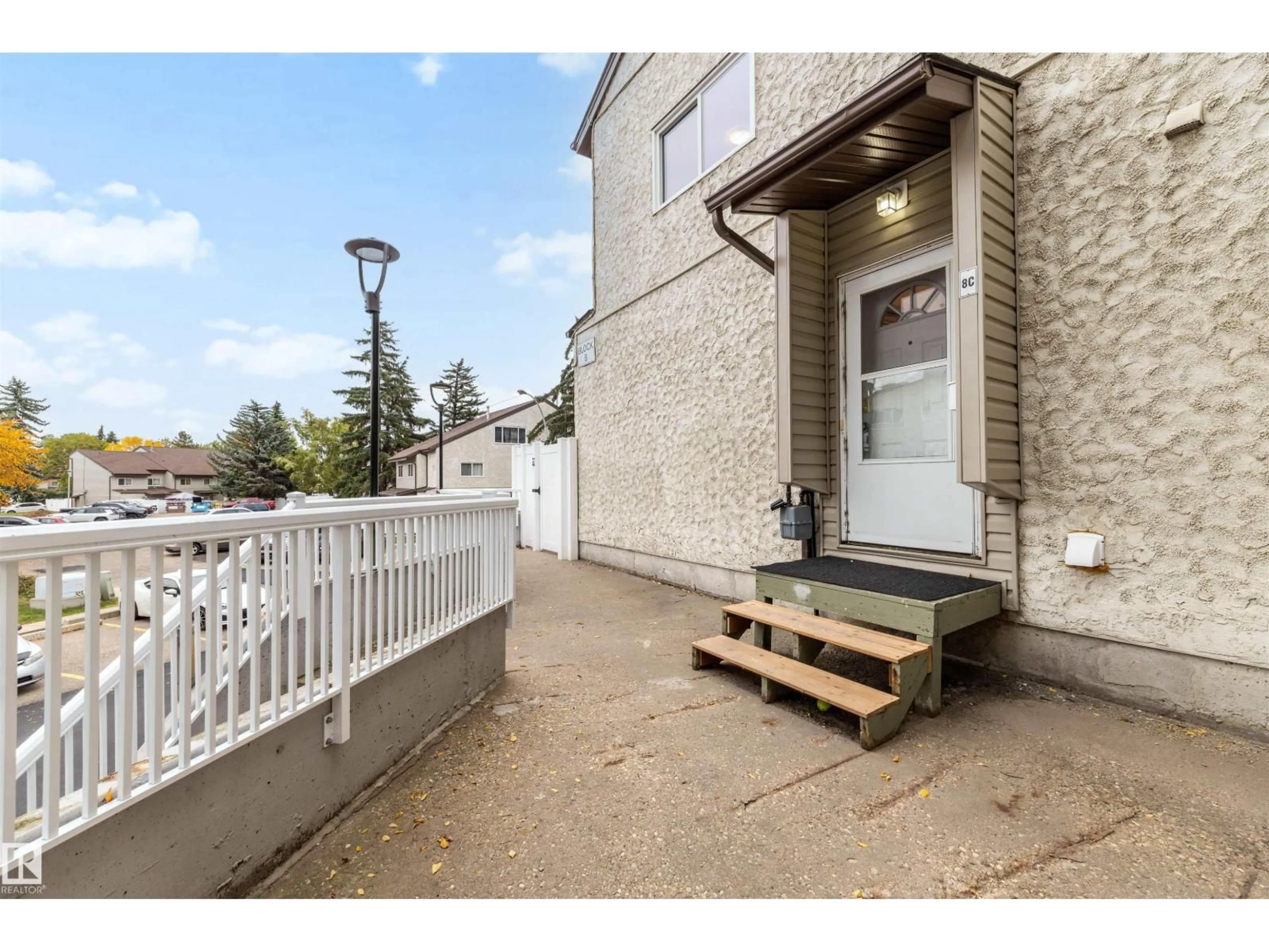 Patio, street for NW - 8C MEADOWLARK VG, Edmonton Alberta T5R5X3