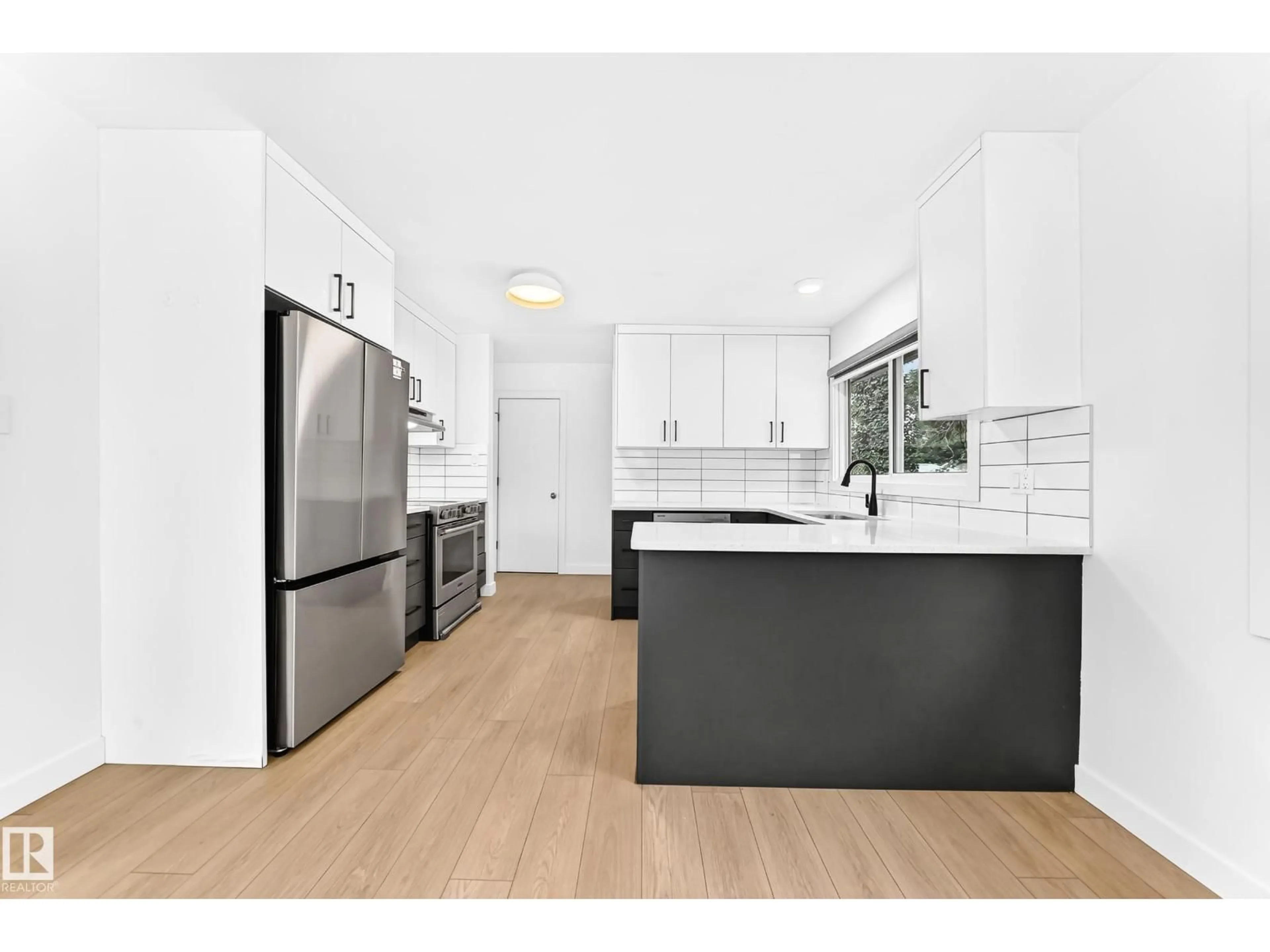 Open concept kitchen, unknown for NW - 6104 149 AV, Edmonton Alberta T5A1V8