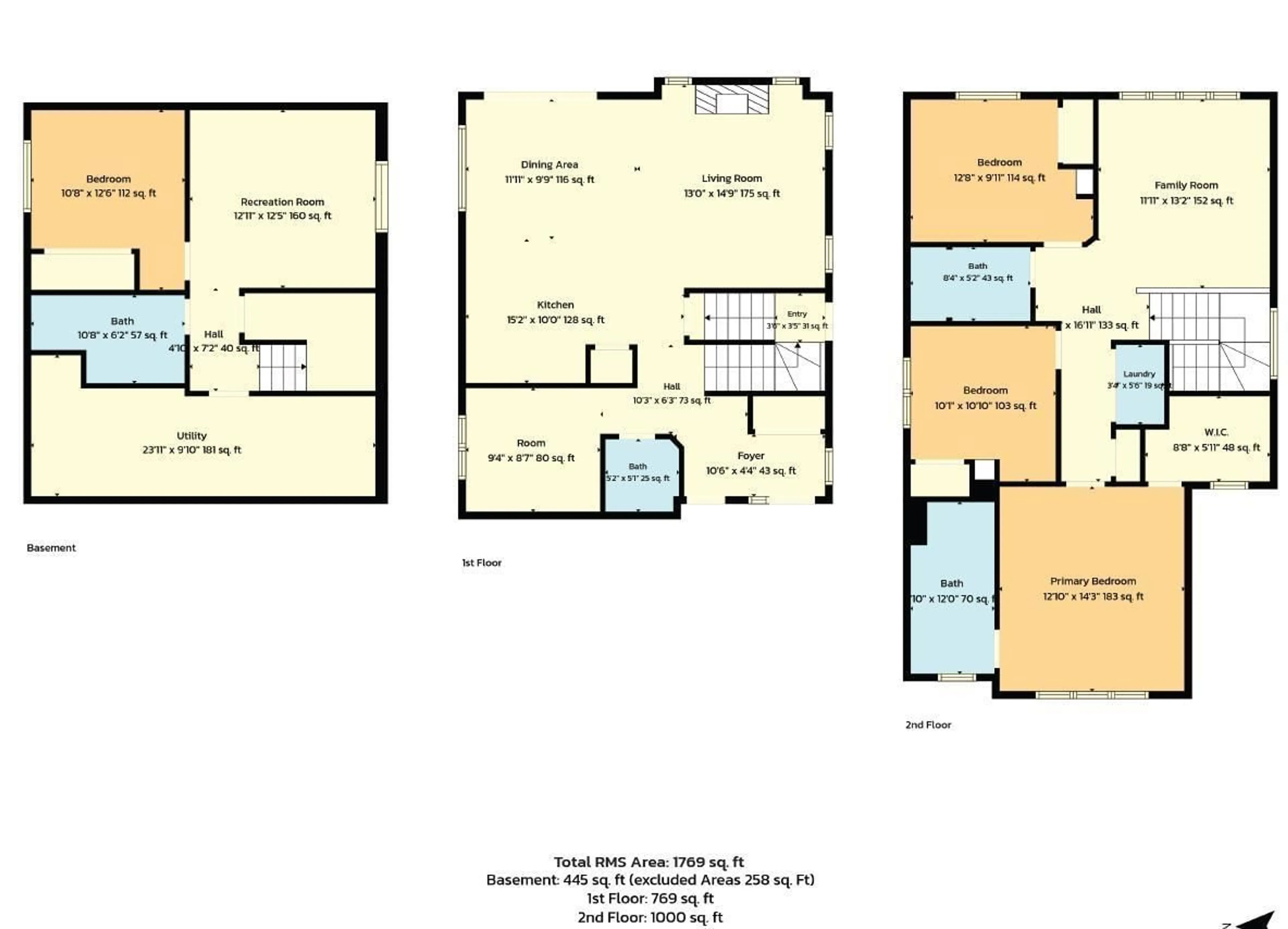 Floor plan for 3403 CRAIG LANDING LD, Edmonton Alberta T6W4G4