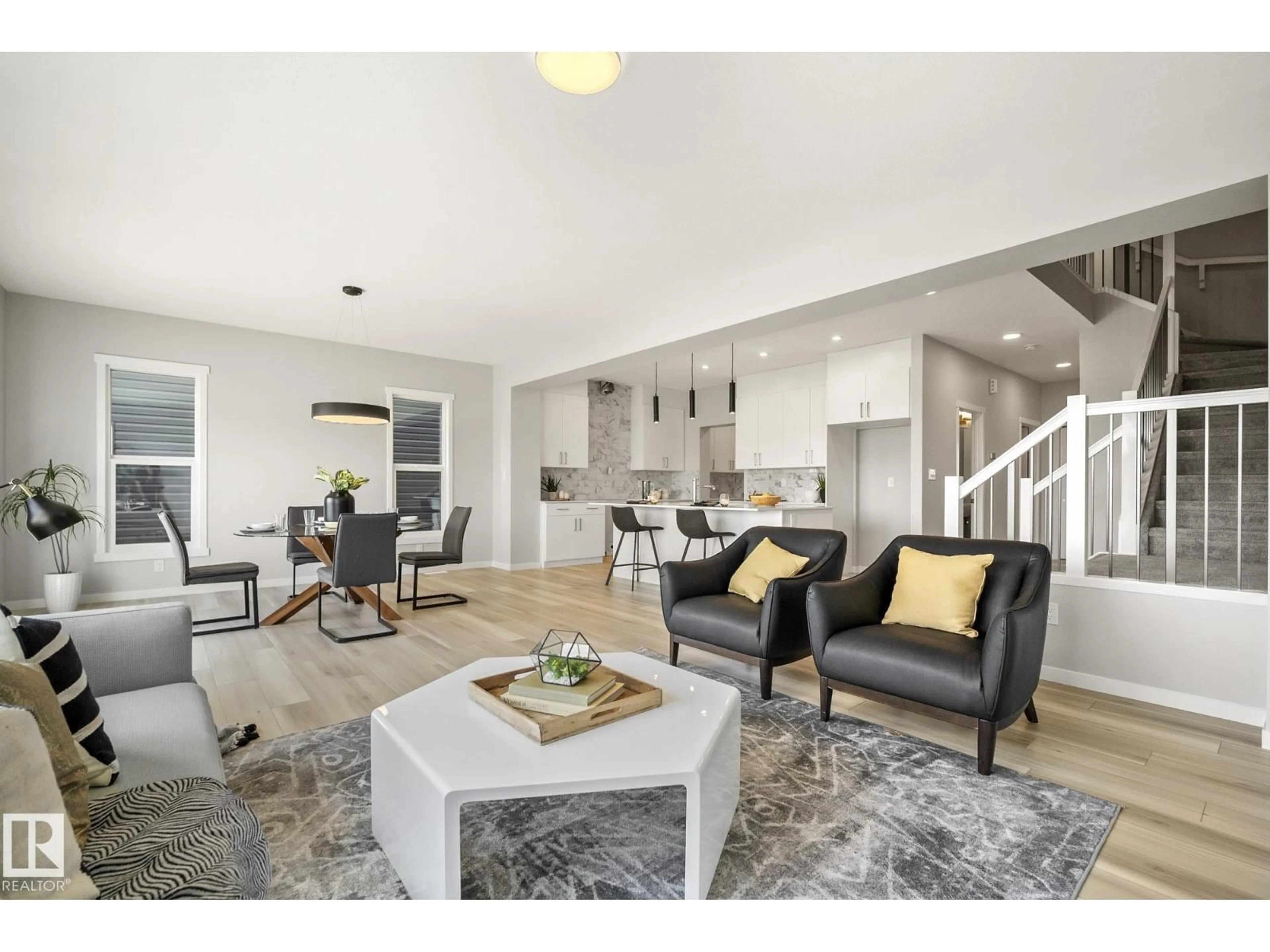 Living room with furniture, unknown for 161 STETSON LO, Ardrossan Alberta T8E0C1