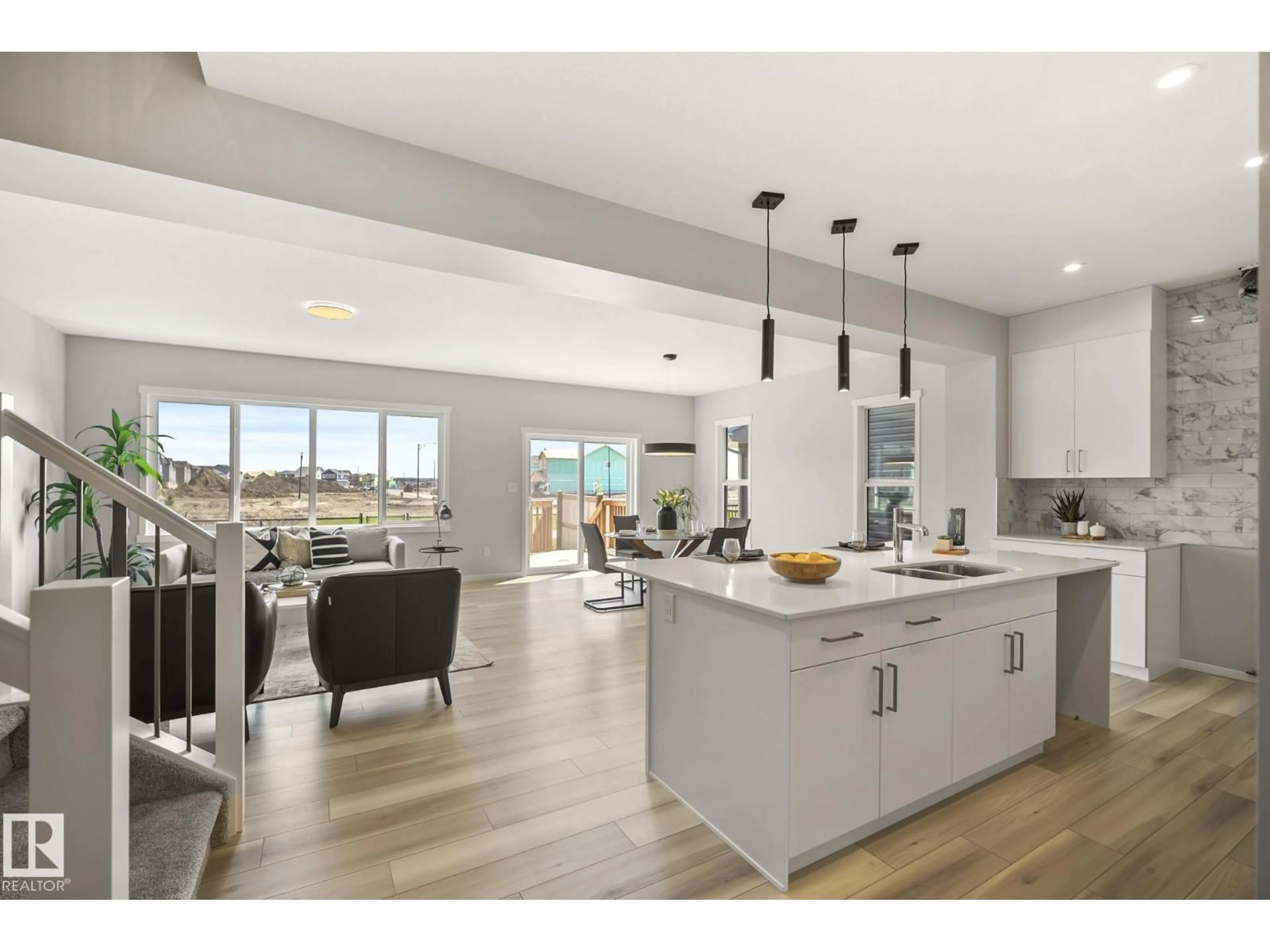Open concept kitchen, unknown for 161 STETSON LO, Ardrossan Alberta T8E0C1