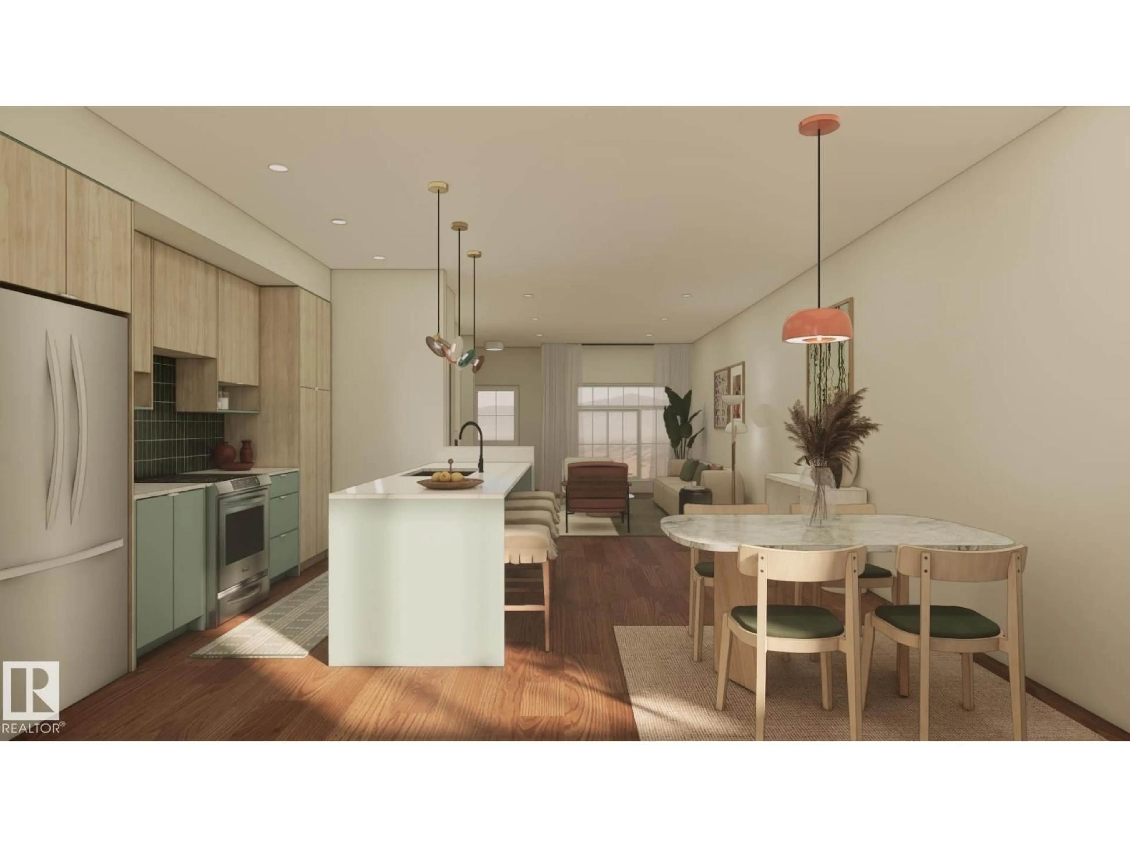 Open concept kitchen, unknown for 2616 62 ST, Edmonton Alberta T6X3G3