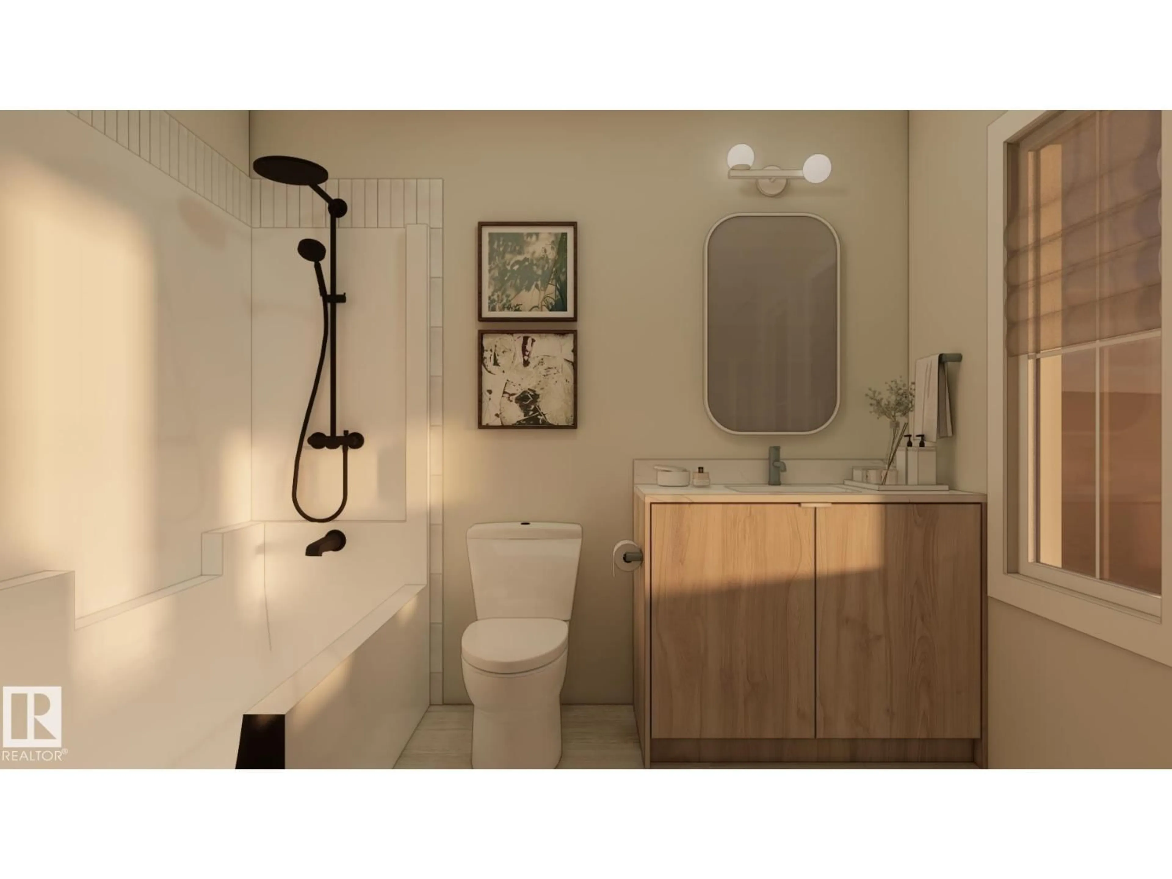 Contemporary bathroom, ceramic/tile floor for 2616 62 ST, Edmonton Alberta T6X3G3