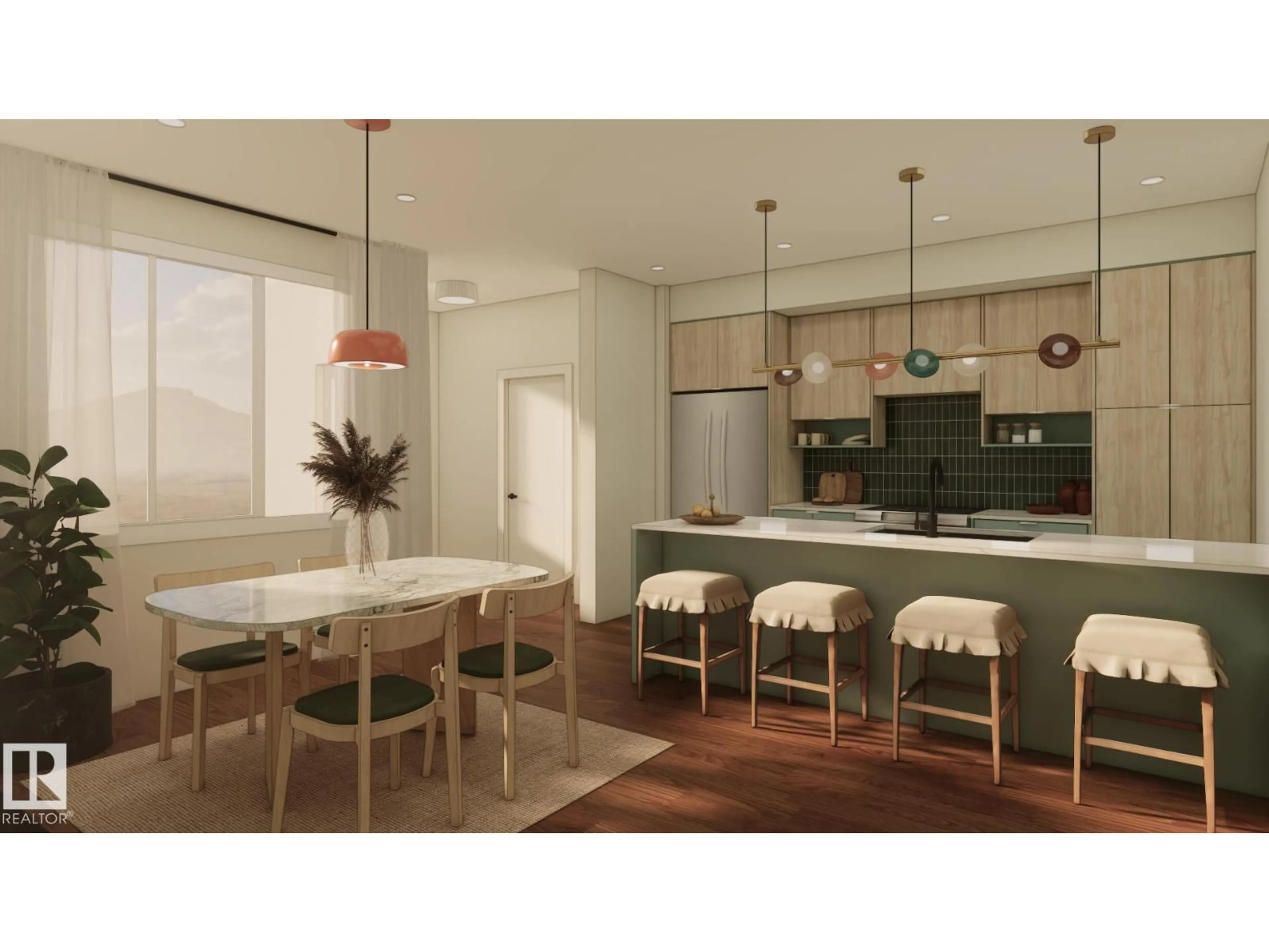 Open concept kitchen, unknown for 2616 62 ST, Edmonton Alberta T6X3G3