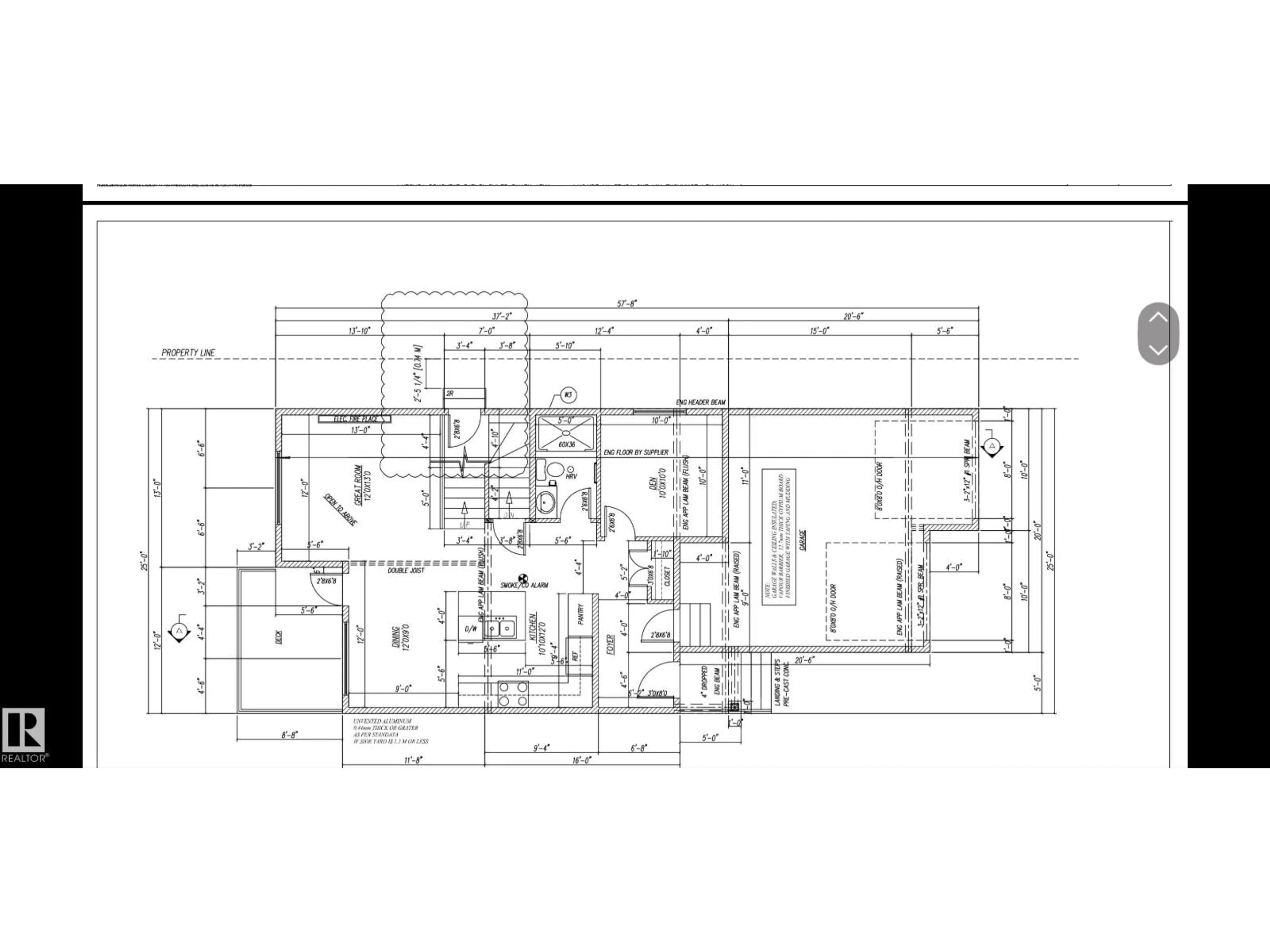 Floor plan for 34 PEBBLE CV, Spruce Grove Alberta T7X4T1