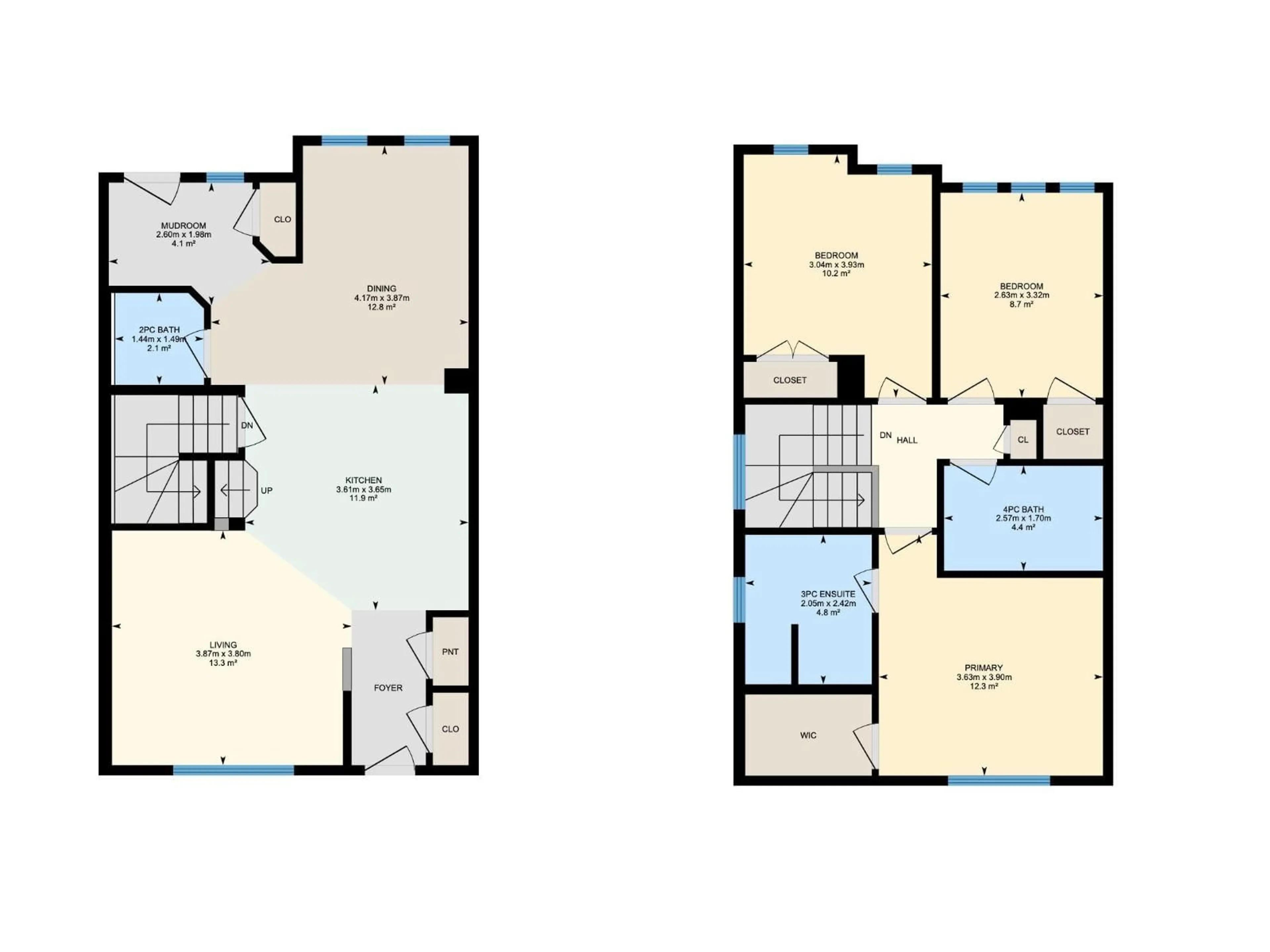 Floor plan for 2235 76 ST, Edmonton Alberta T6X0Z3