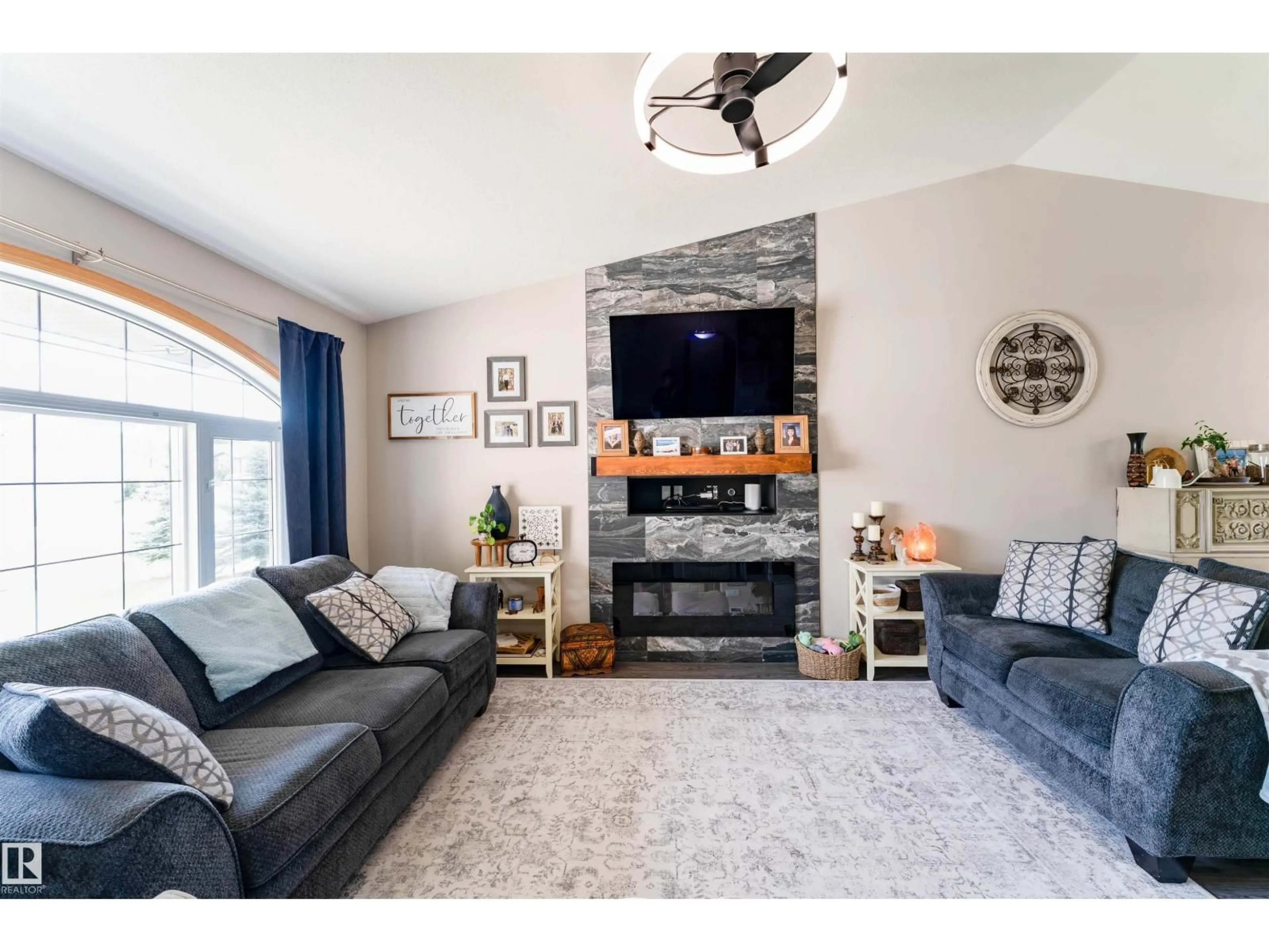 Living room with furniture, unknown for 3924 44 AV, Drayton Valley Alberta T7A0A1