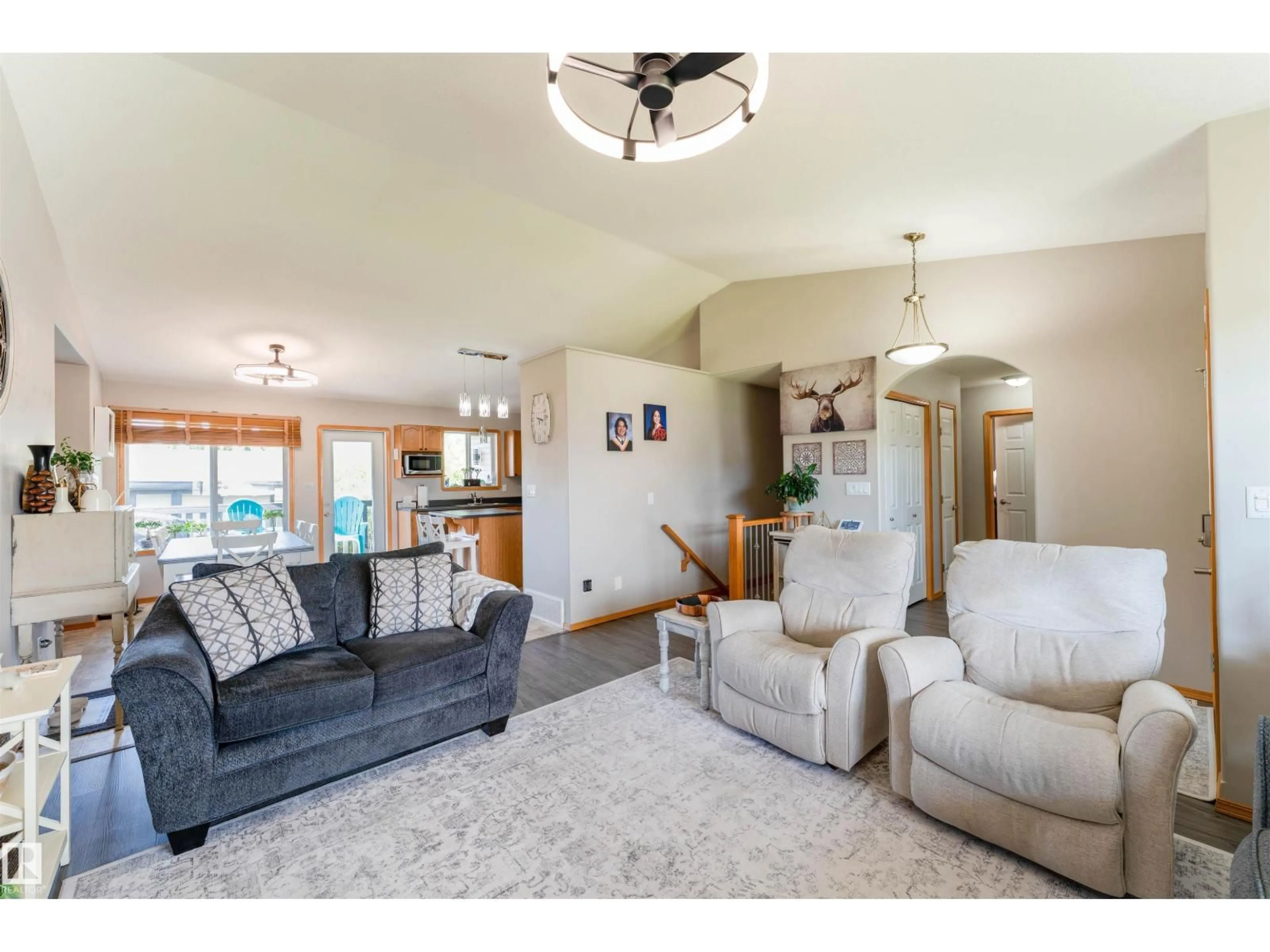 Living room with furniture, unknown for 3924 44 AV, Drayton Valley Alberta T7A0A1