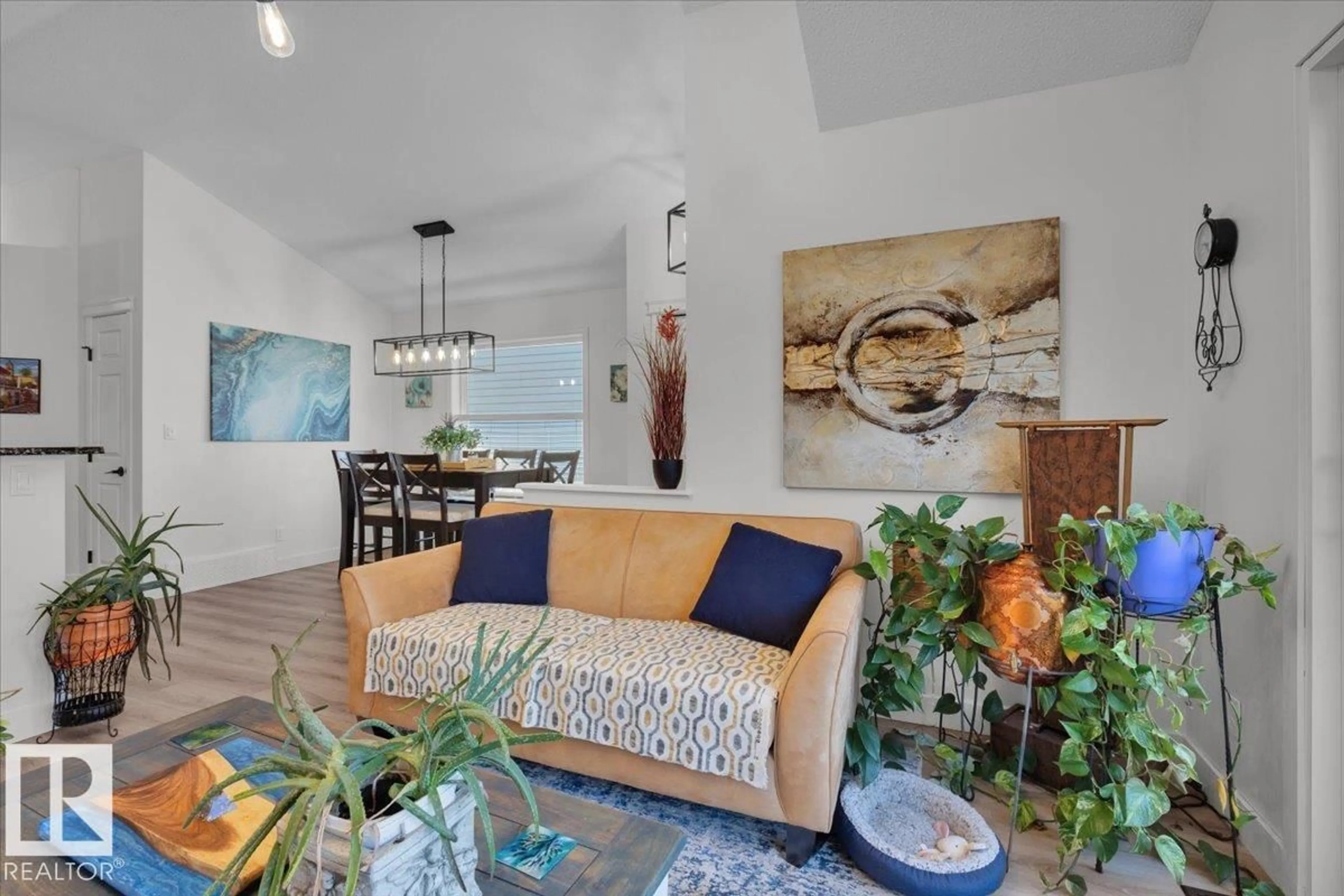 Living room with furniture, unknown for 7608 15 AV, Edmonton Alberta T6X1M1