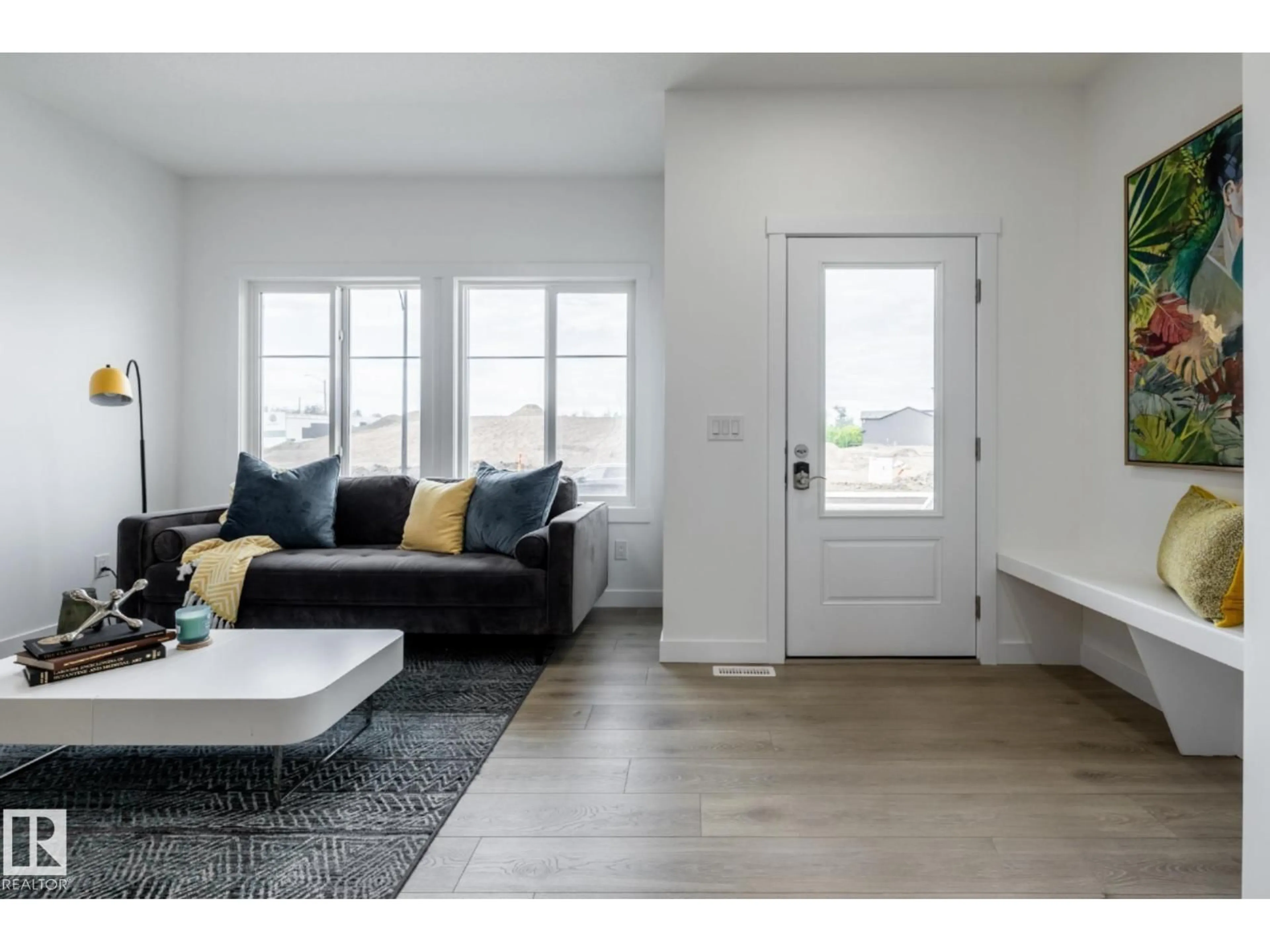 Living room with furniture, unknown for NE - 231 157 AV, Edmonton Alberta T5Y4M3