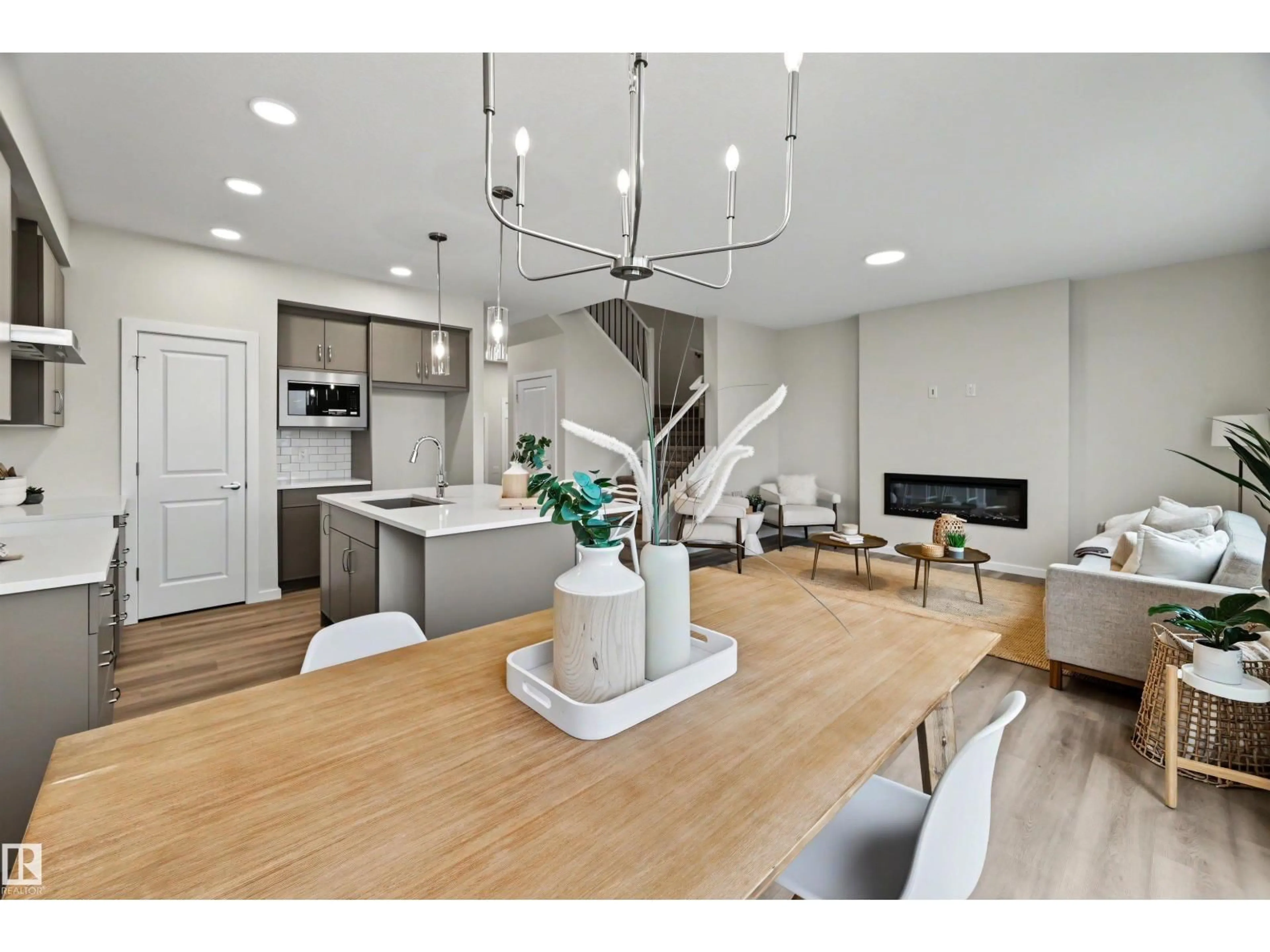 Open concept kitchen, unknown for NW - 8419 226 ST, Edmonton Alberta T5T7G7