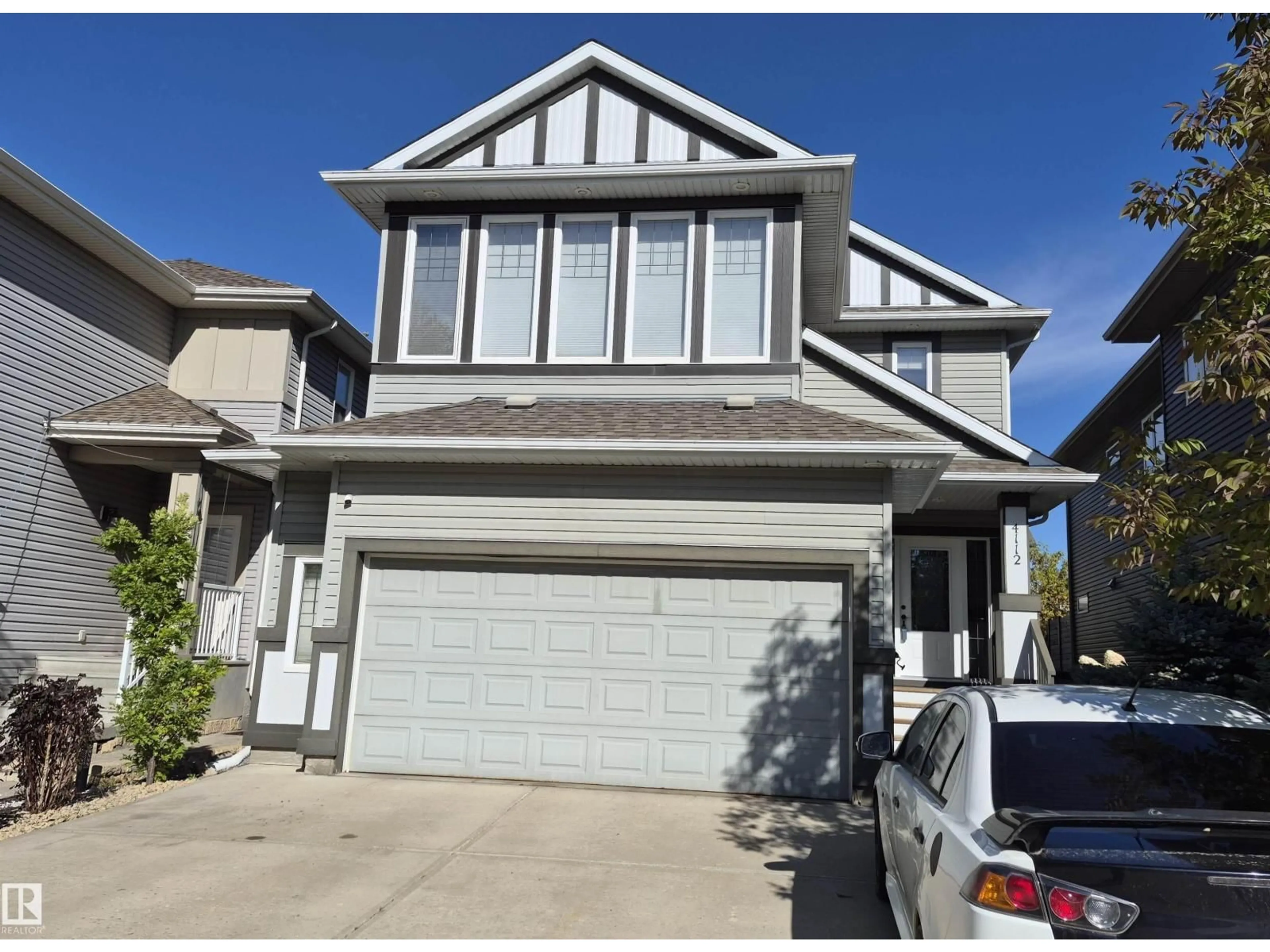 Home with vinyl exterior material, street for 4112 SUMMERLAND DR, Sherwood Park Alberta T8H0K3