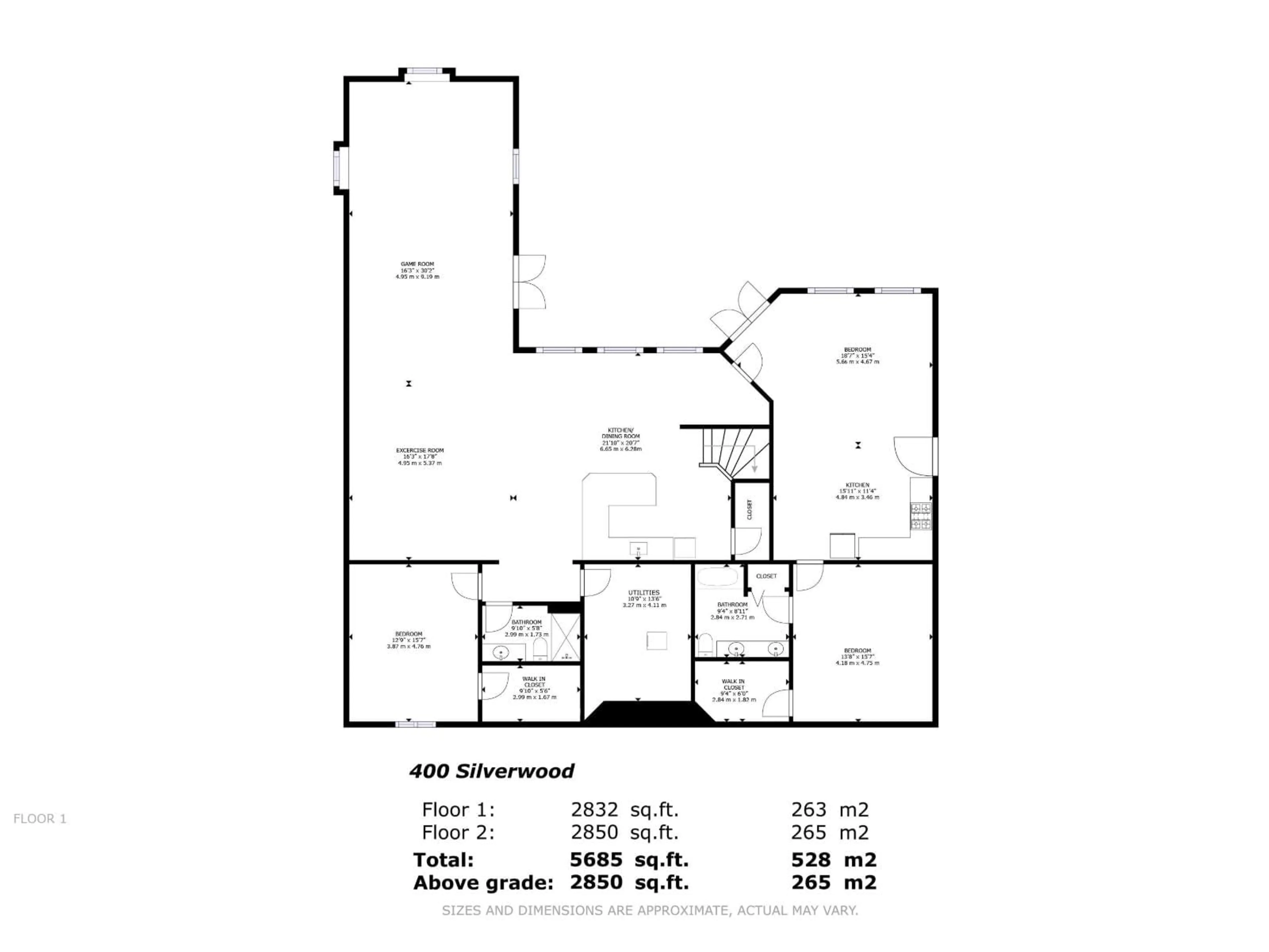 Floor plan for 400 - 51430 RGE ROAD 231, Rural Strathcona County Alberta T8B1K9