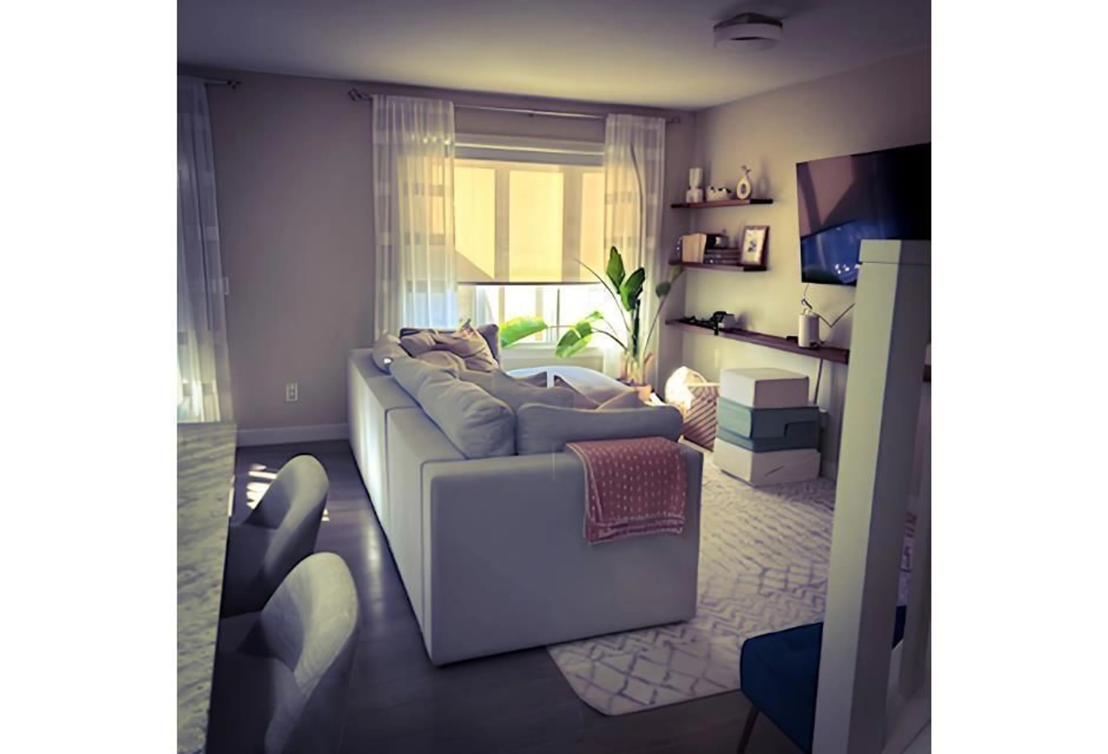 Living room with furniture, unknown for 2361 GLENRIDDING BV, Edmonton Alberta T6W2T2