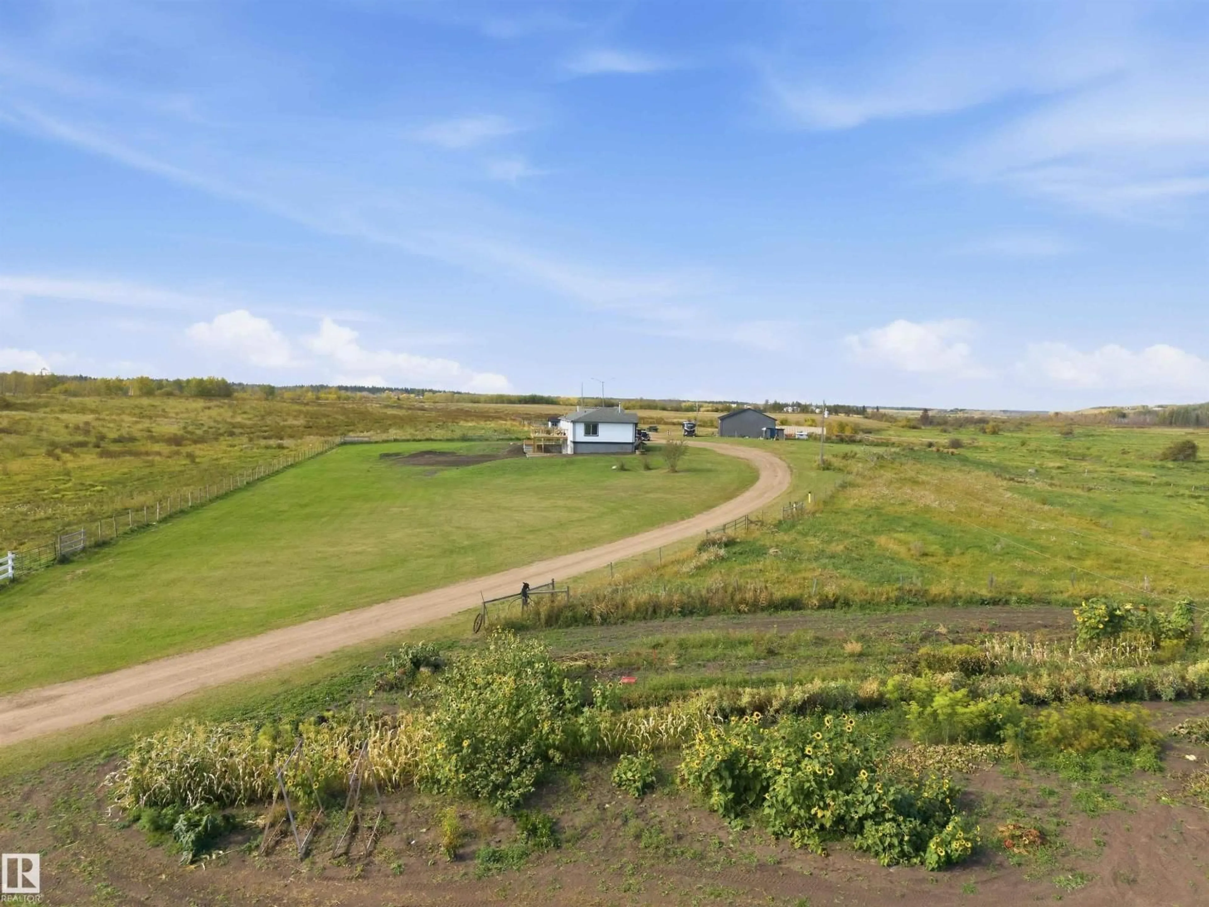 A pic from outside/outdoor area/front of a property/back of a property/a pic from drone, unknown for 58302 RGE RD 224, Rural Thorhild County Alberta T0A1N6
