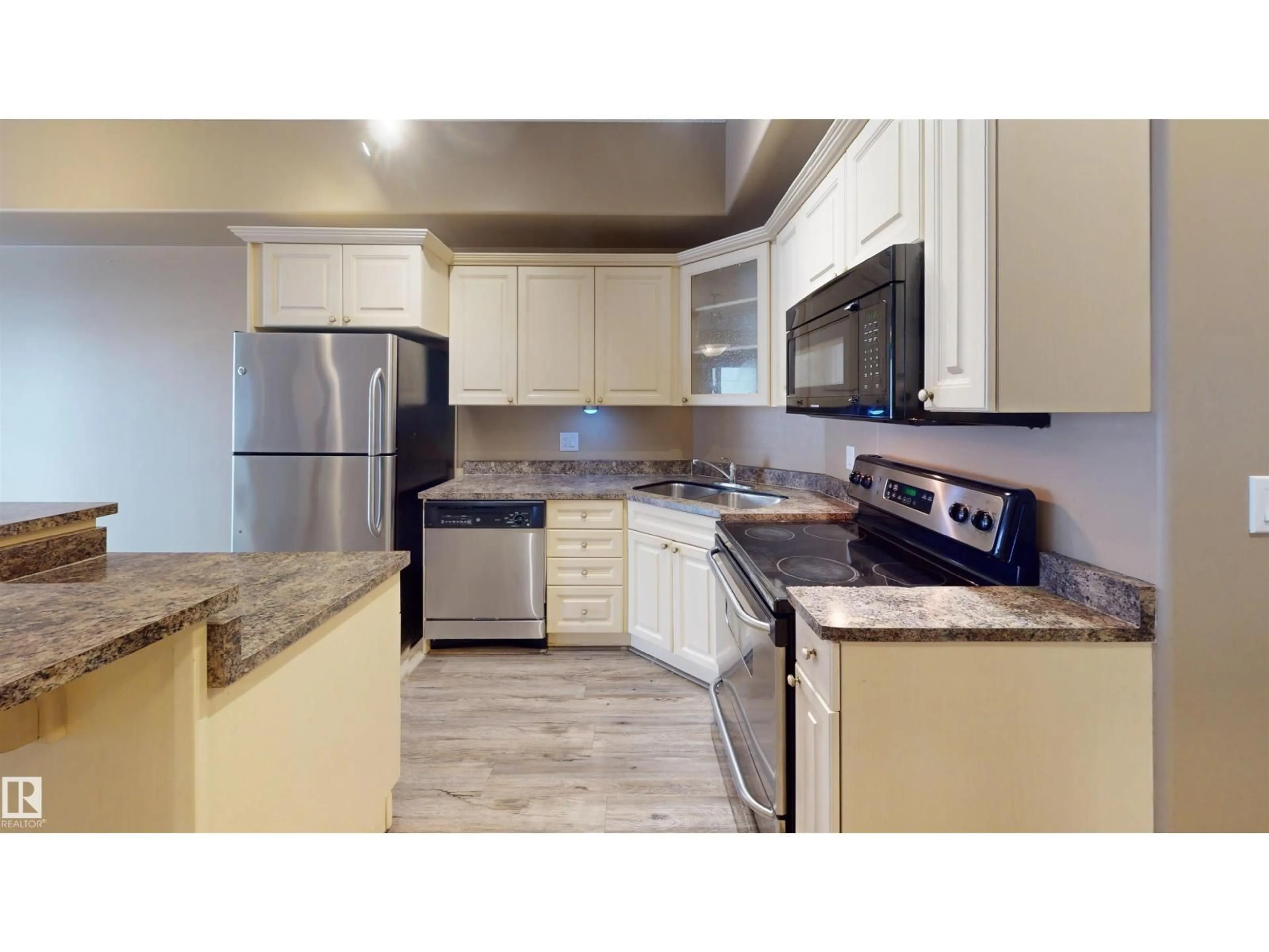 Standard kitchen, ceramic/tile floor for #503 - 10319 111 ST, Edmonton Alberta T5K0A2