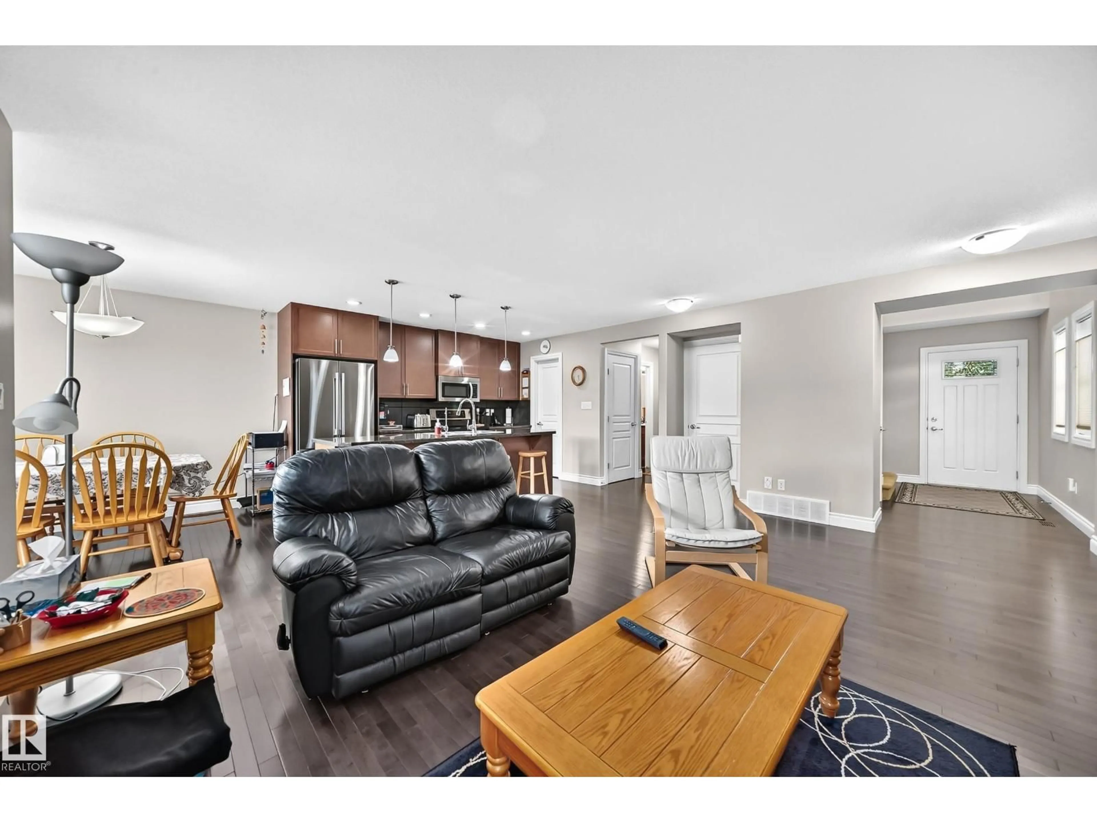 Living room with furniture, unknown for NW - 4904 214 ST, Edmonton Alberta T6M0K6