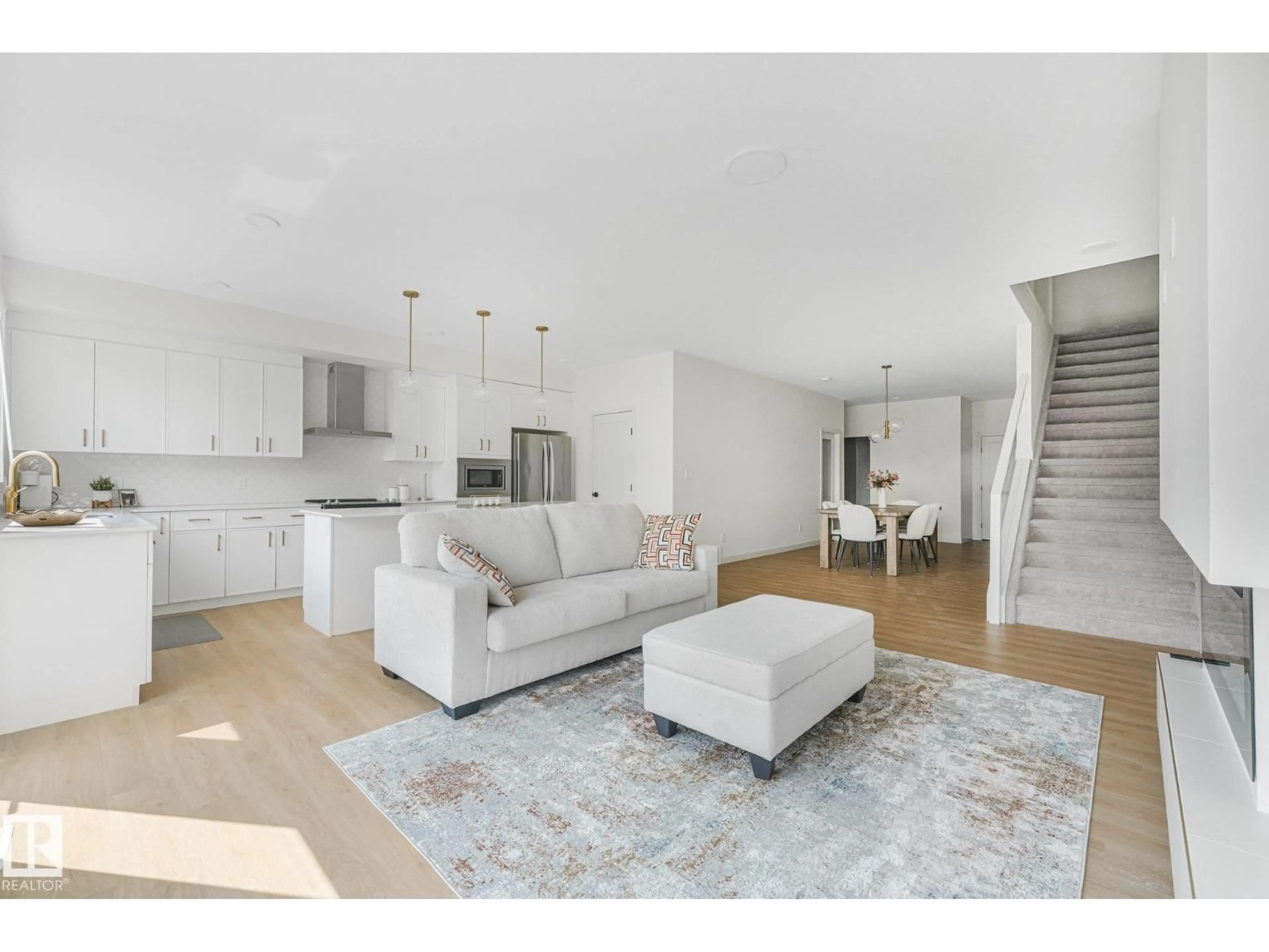 Living room with furniture, unknown for SW - 3217 KULAY WY, Edmonton Alberta T6W2J7