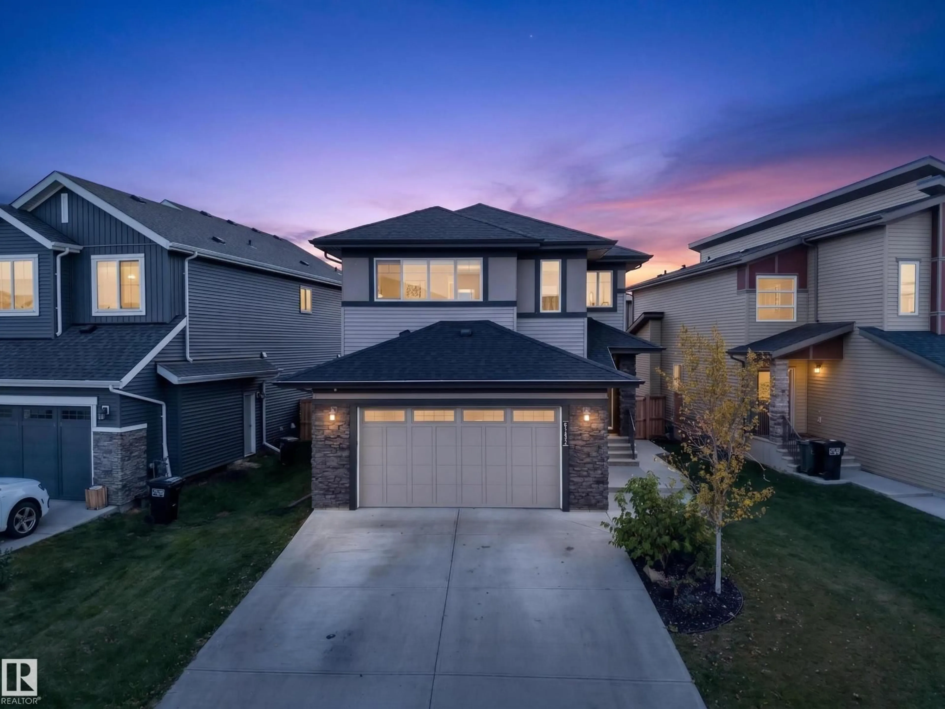Home with brick exterior material, street for SW SW - 6347 CRAWFORD LI, Edmonton Alberta T6W3Y6