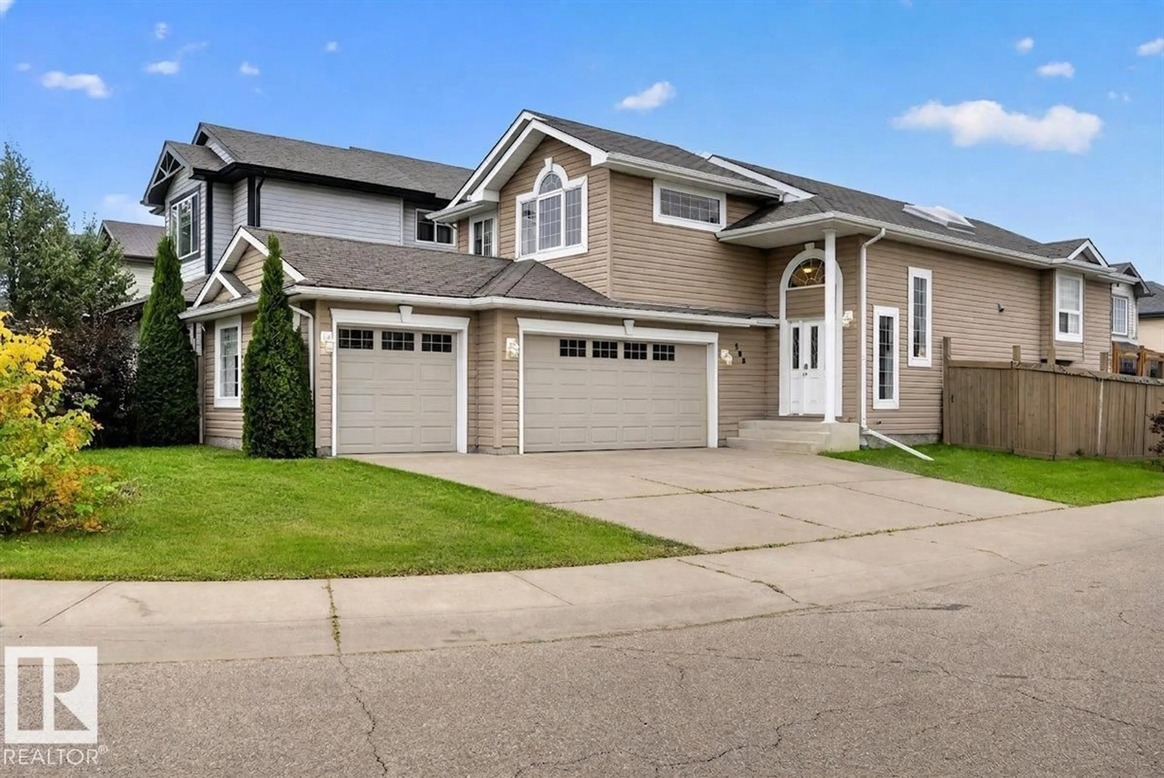 Home with vinyl exterior material, street for 508 77 ST, Edmonton Alberta T6X0A1
