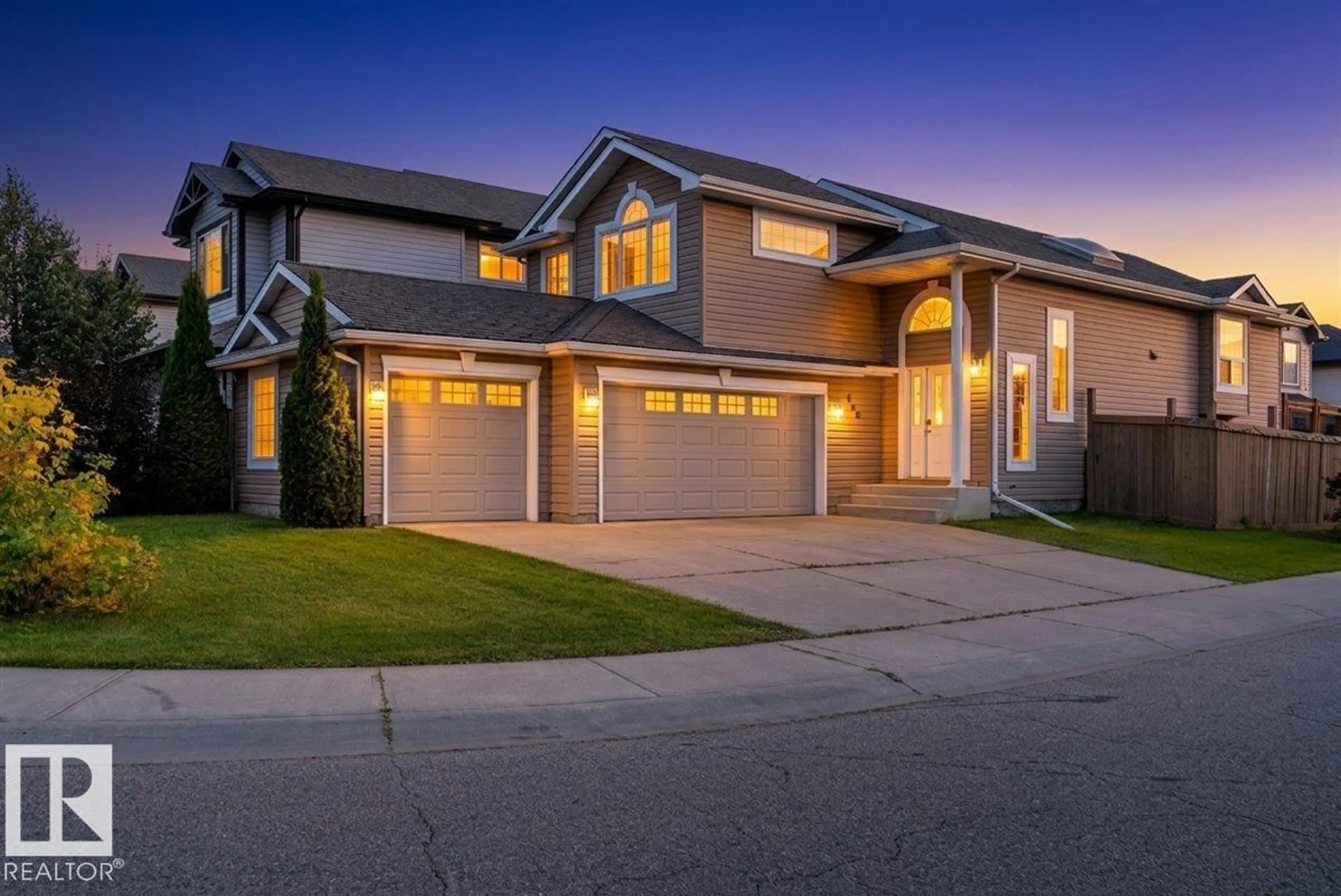 Home with vinyl exterior material, street for 508 77 ST, Edmonton Alberta T6X0A1
