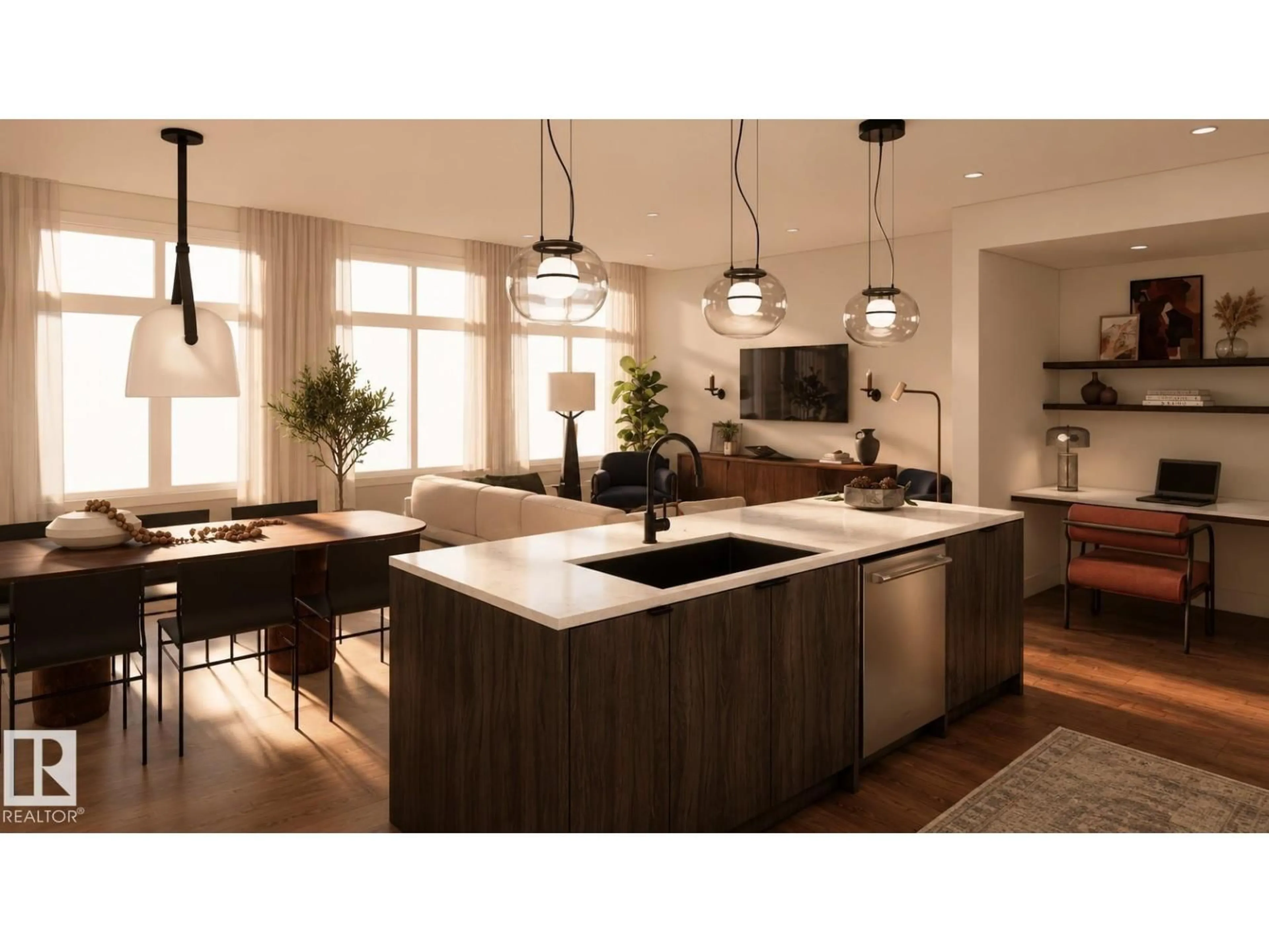 Open concept kitchen, unknown for 20 CLICHY CL, St. Albert Alberta T8T2E4