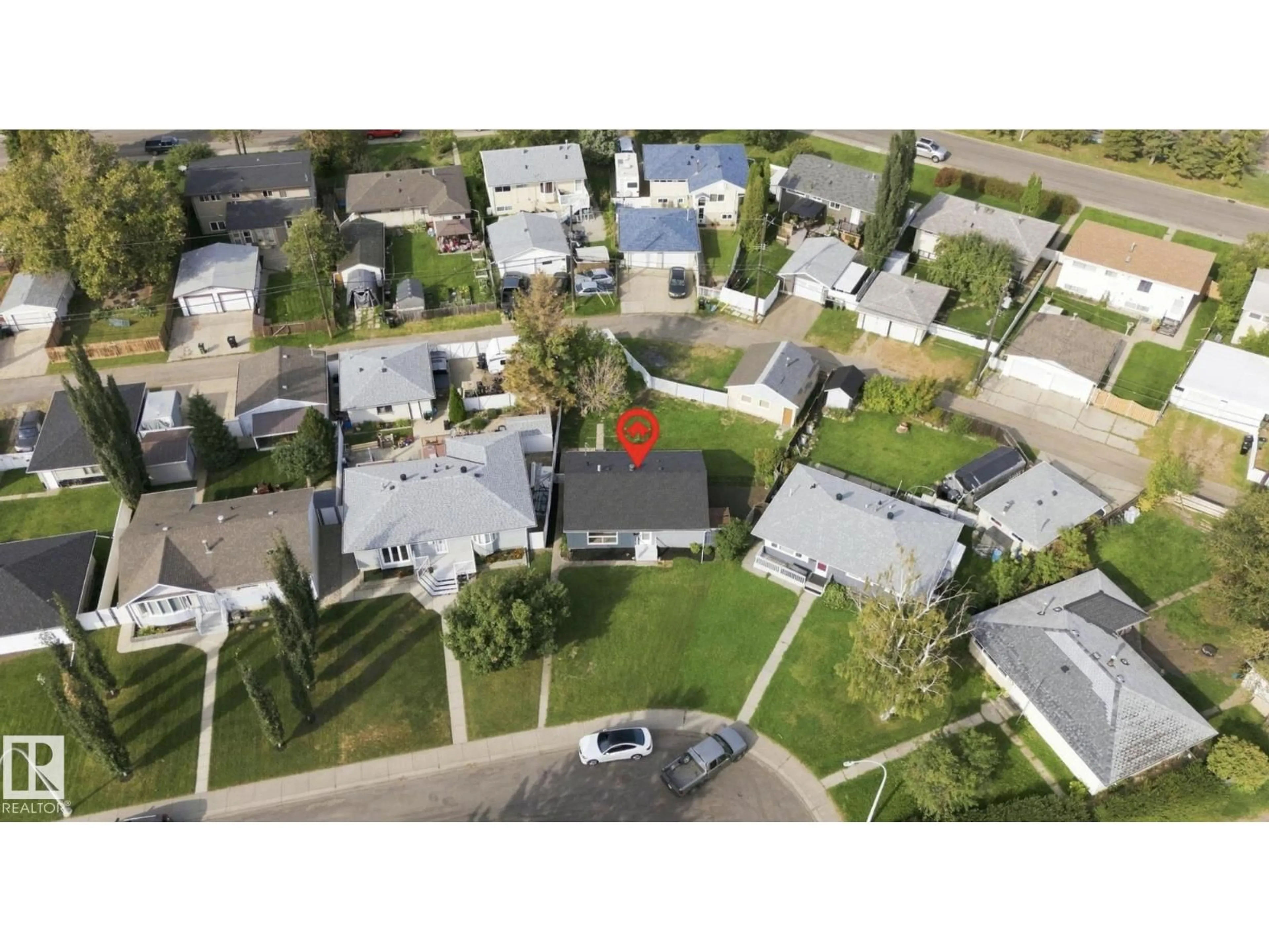 A pic from outside/outdoor area/front of a property/back of a property/a pic from drone, street for 15812 110A AV, Edmonton Alberta T5P1H7