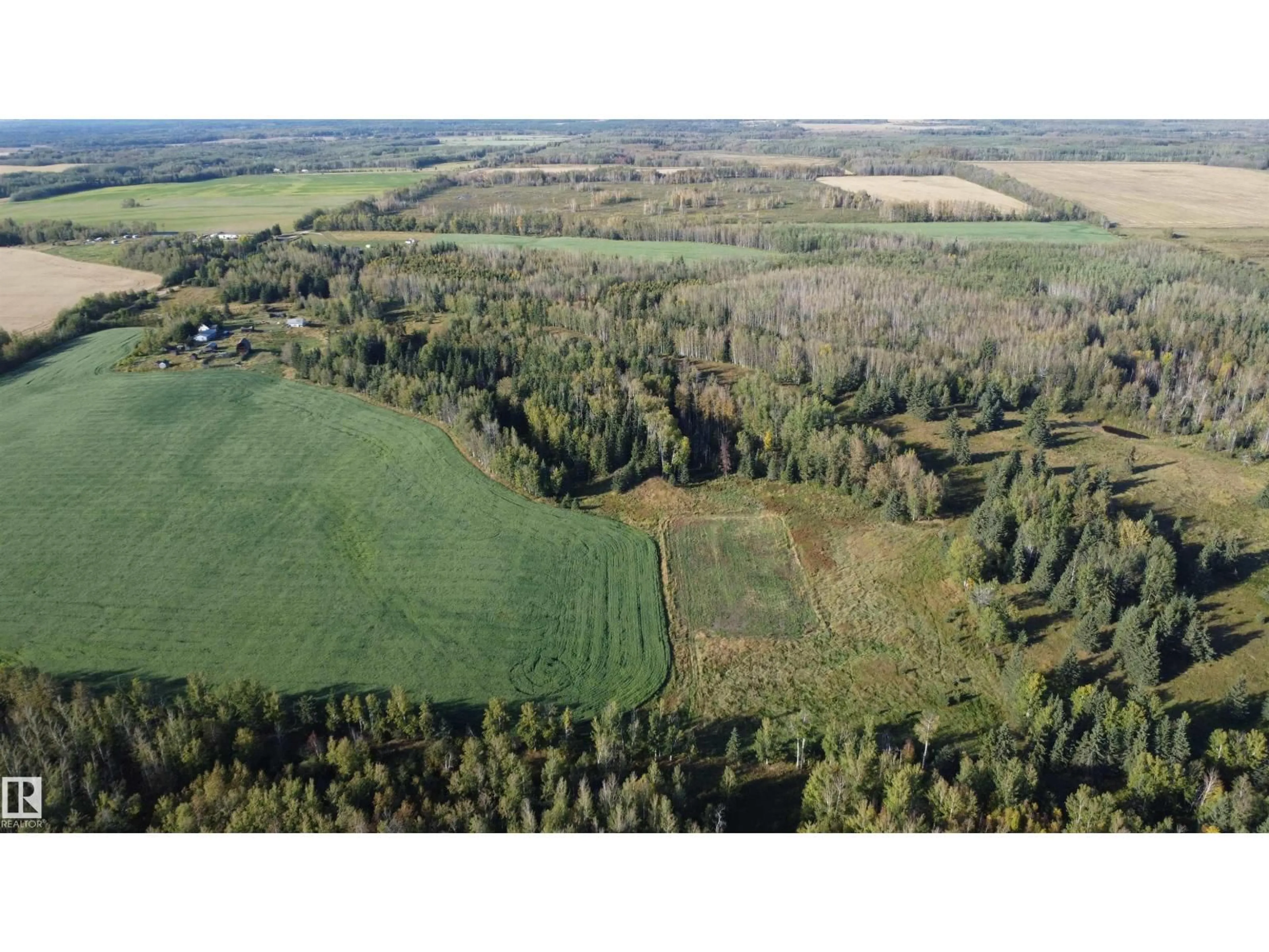 A pic from outside/outdoor area/front of a property/back of a property/a pic from drone, forest/trees view for 64311 RG RD 270, Rural Westlock County Alberta T0G1H0
