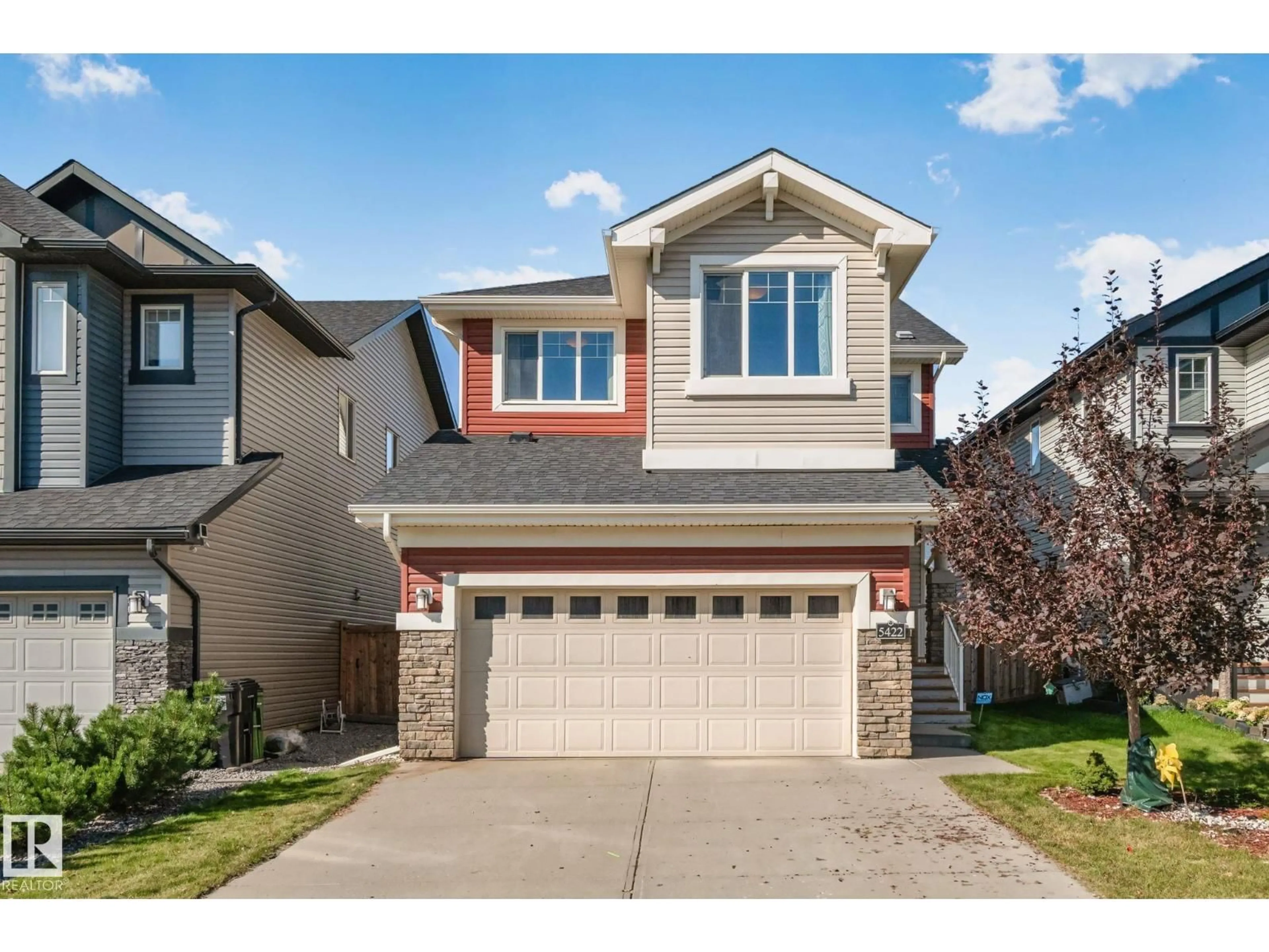 Home with vinyl exterior material, street for 5422 ALLBRIGHT SQ, Edmonton Alberta T6W3H6