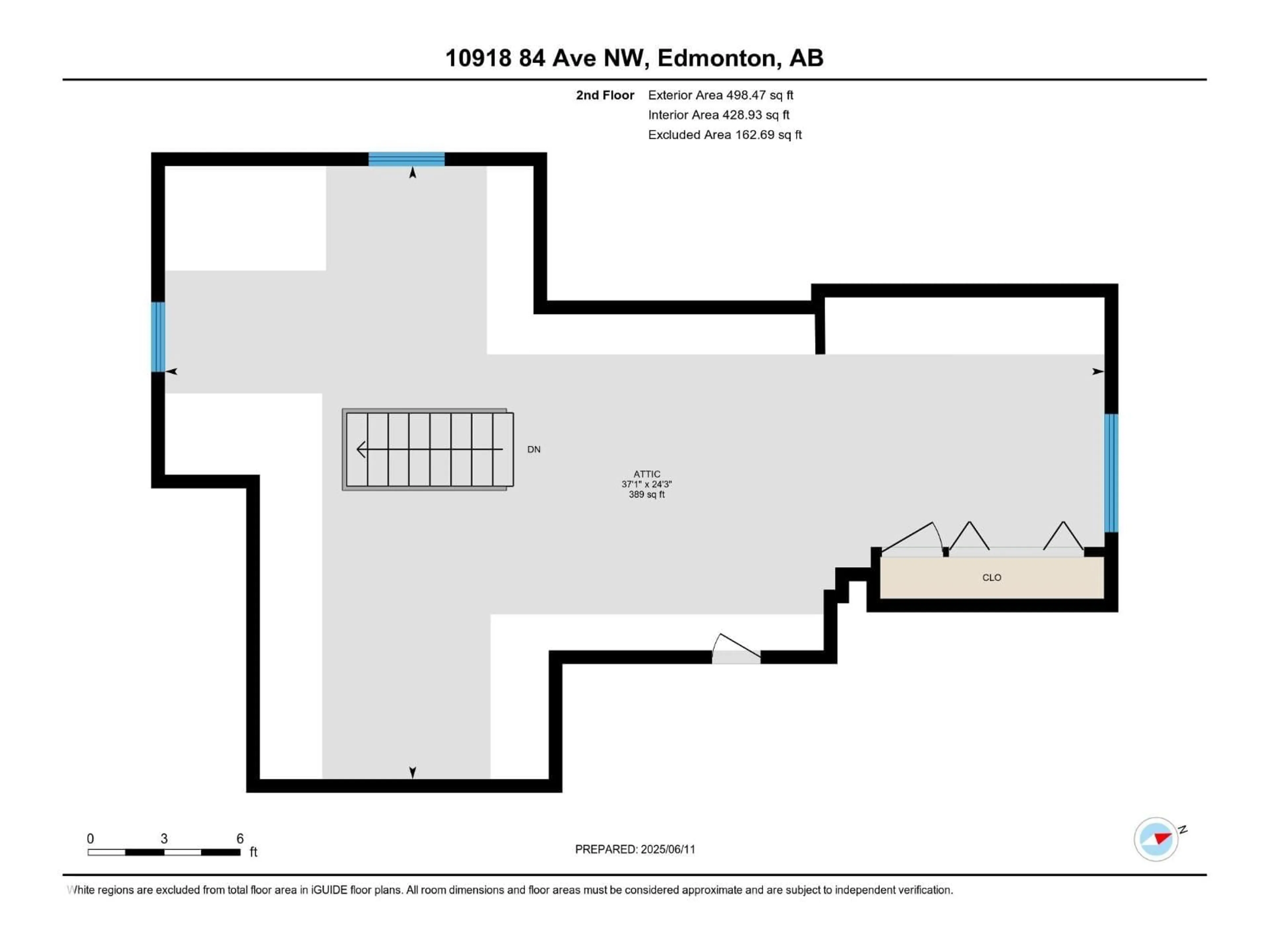 Floor plan for 10918 84 AV NW, Edmonton Alberta T6G0V4
