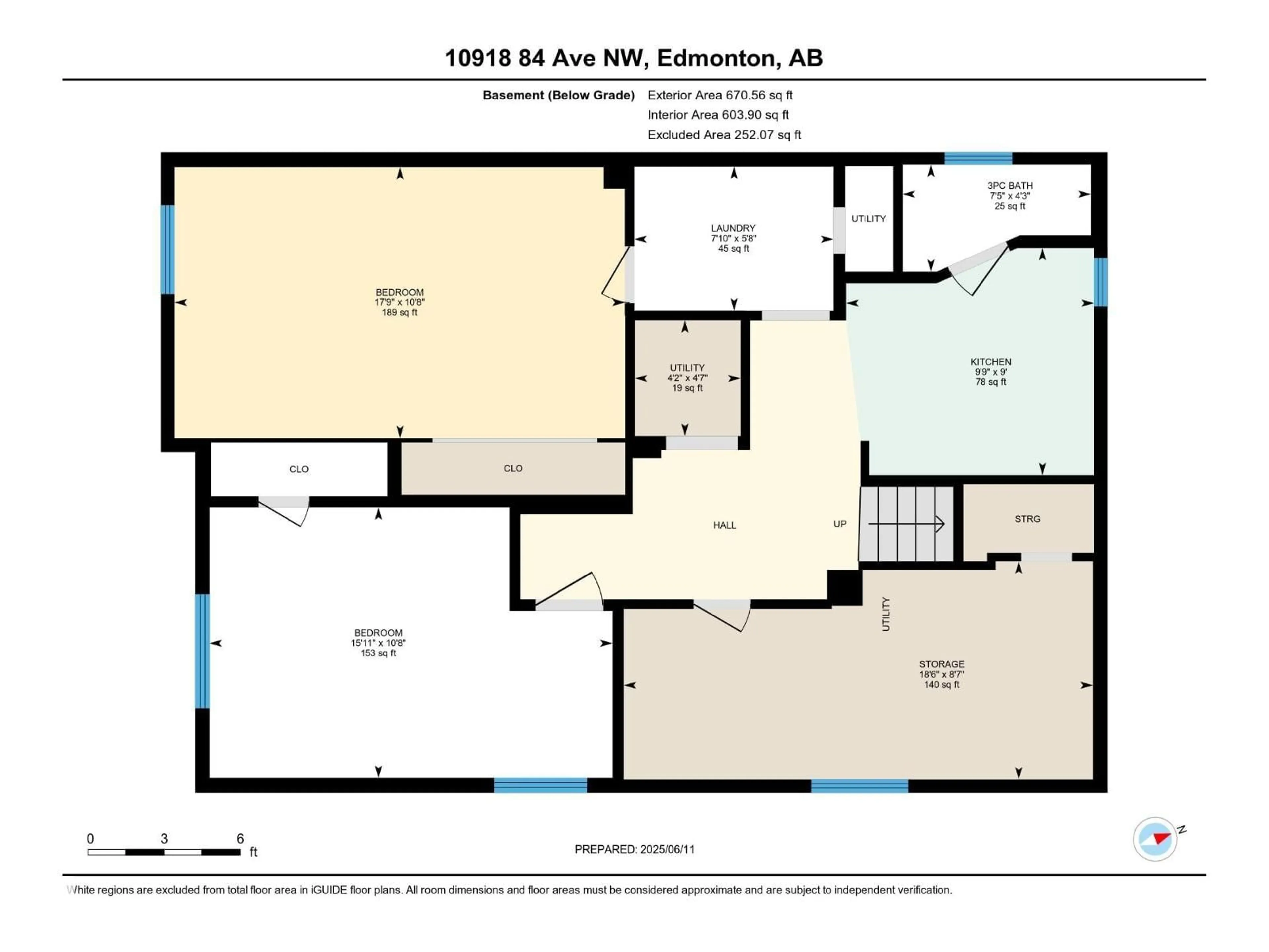 Floor plan for 10918 84 AV NW, Edmonton Alberta T6G0V4