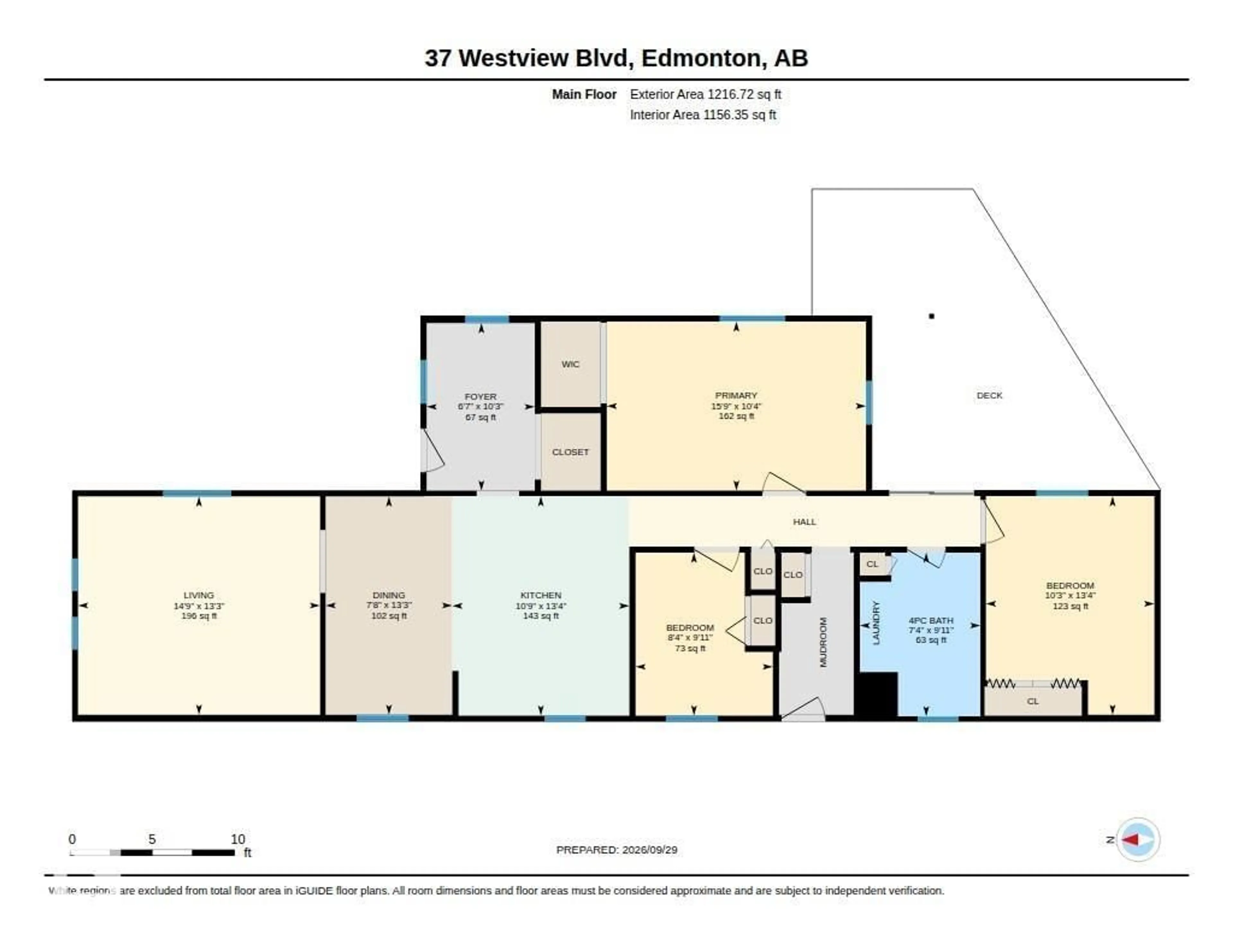 Floor plan for 37 WEST VIEW BV, Edmonton Alberta T5S1T5