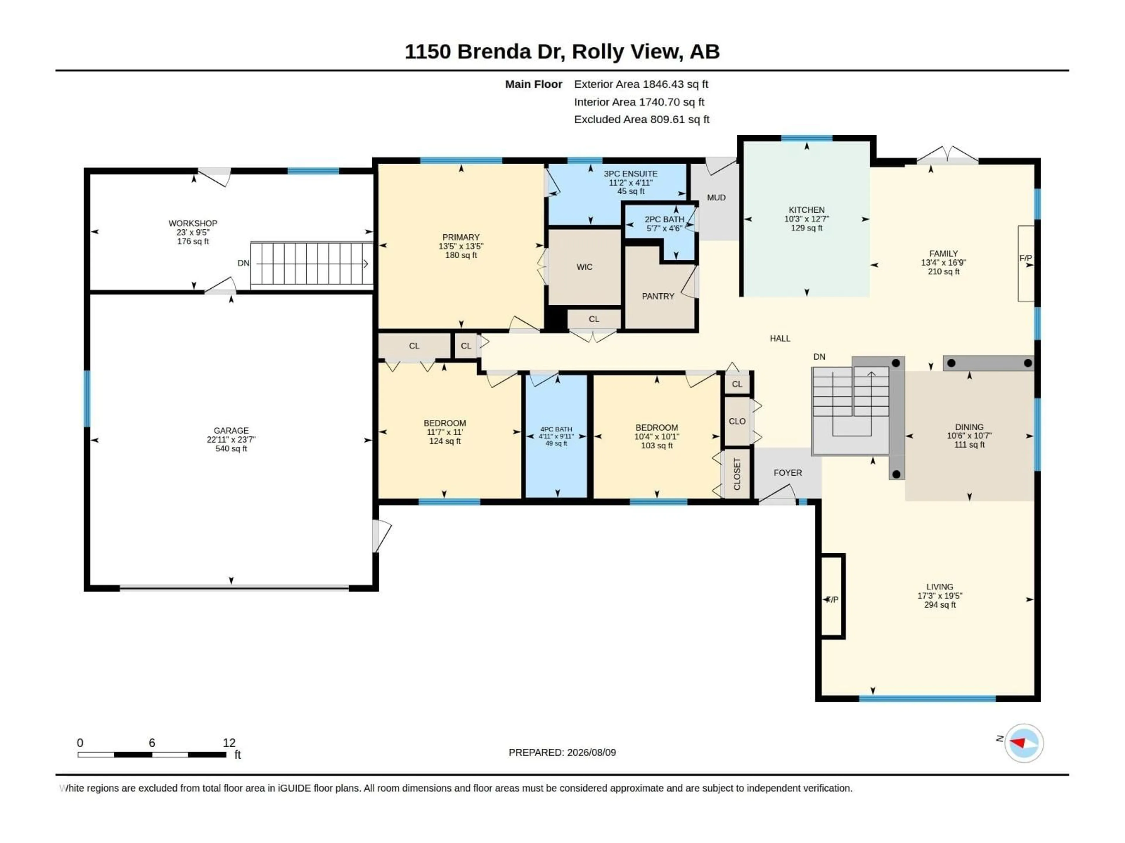 Floor plan for 1150 50242 RGE RD 244, Rural Leduc County Alberta T4X0P4