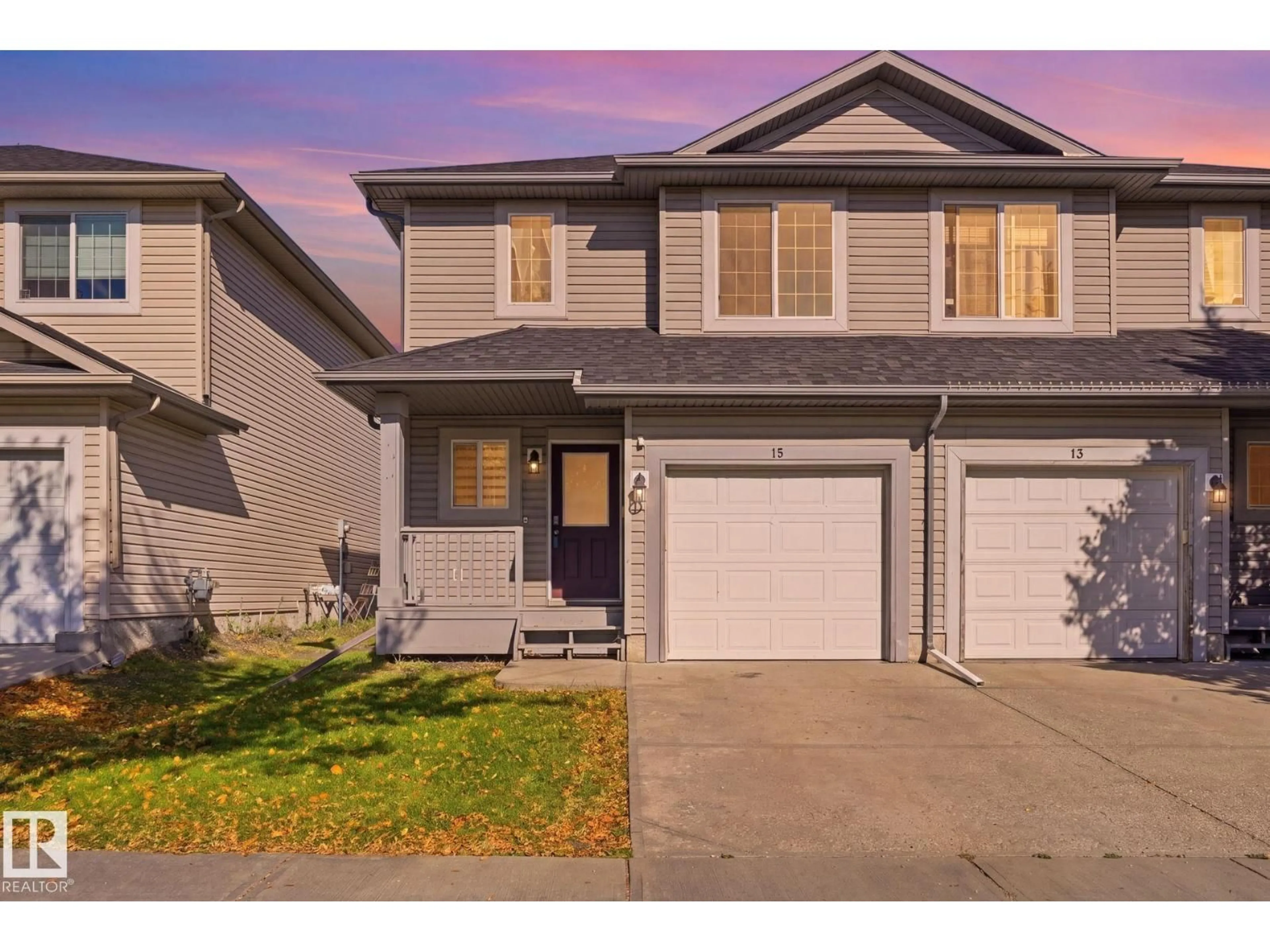 Home with vinyl exterior material, street for 15 RED CANYON WY, Fort Saskatchewan Alberta T8L0E7
