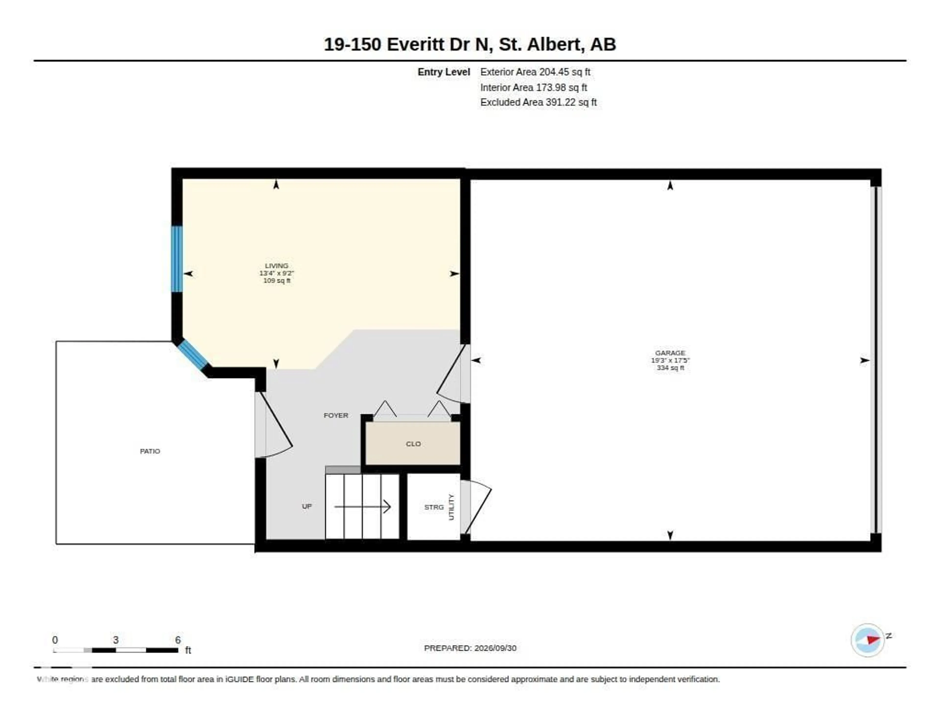 Floor plan for 150 - 19 EVERITT DR, St. Albert Alberta T8N7R8