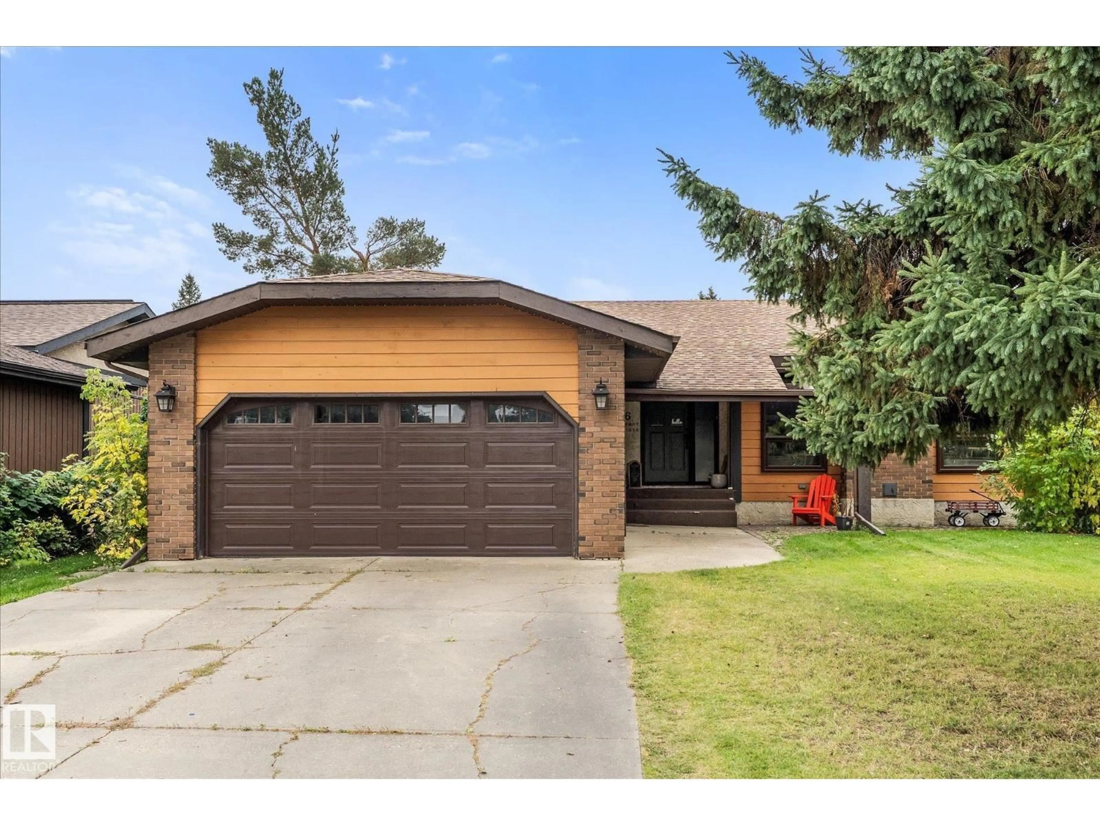 Home with brick exterior material, street for 6 MARMOT AV, Spruce Grove Alberta T7X3L5
