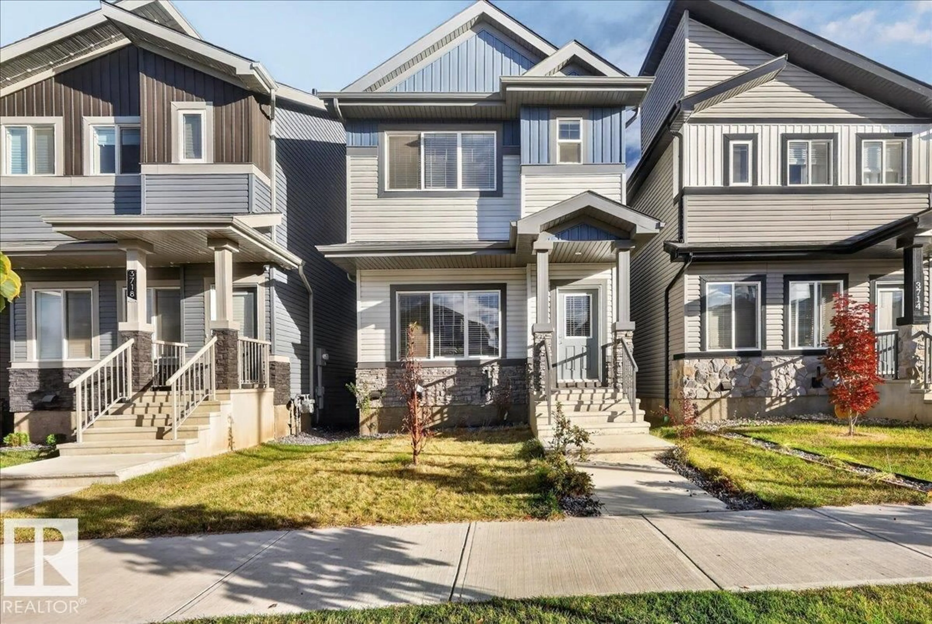 Home with vinyl exterior material, street for 3716 42 AV, Beaumont Alberta T4X3B3