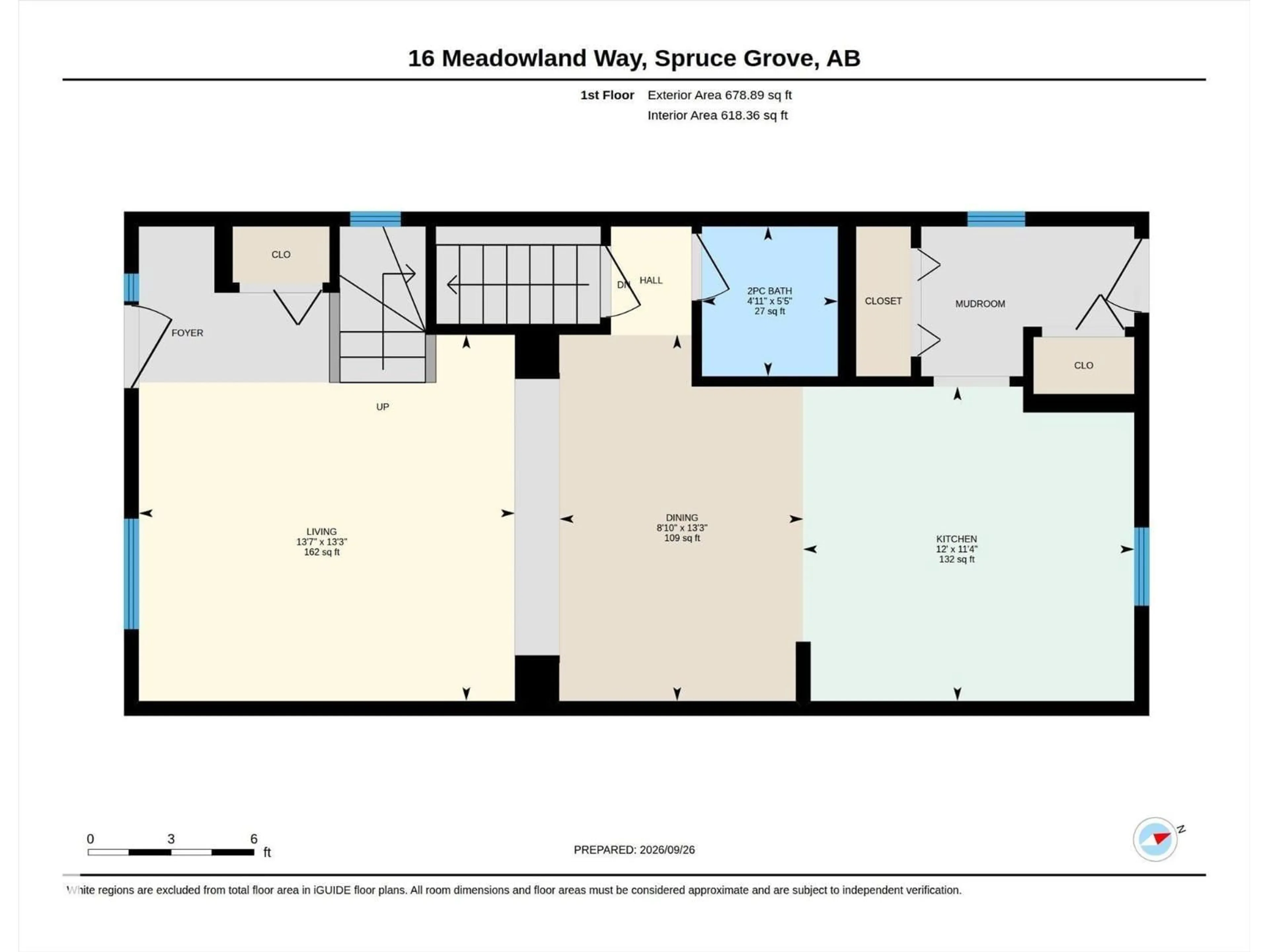 Floor plan for 16 MEADOWLAND CR, Spruce Grove Alberta T7X0P9